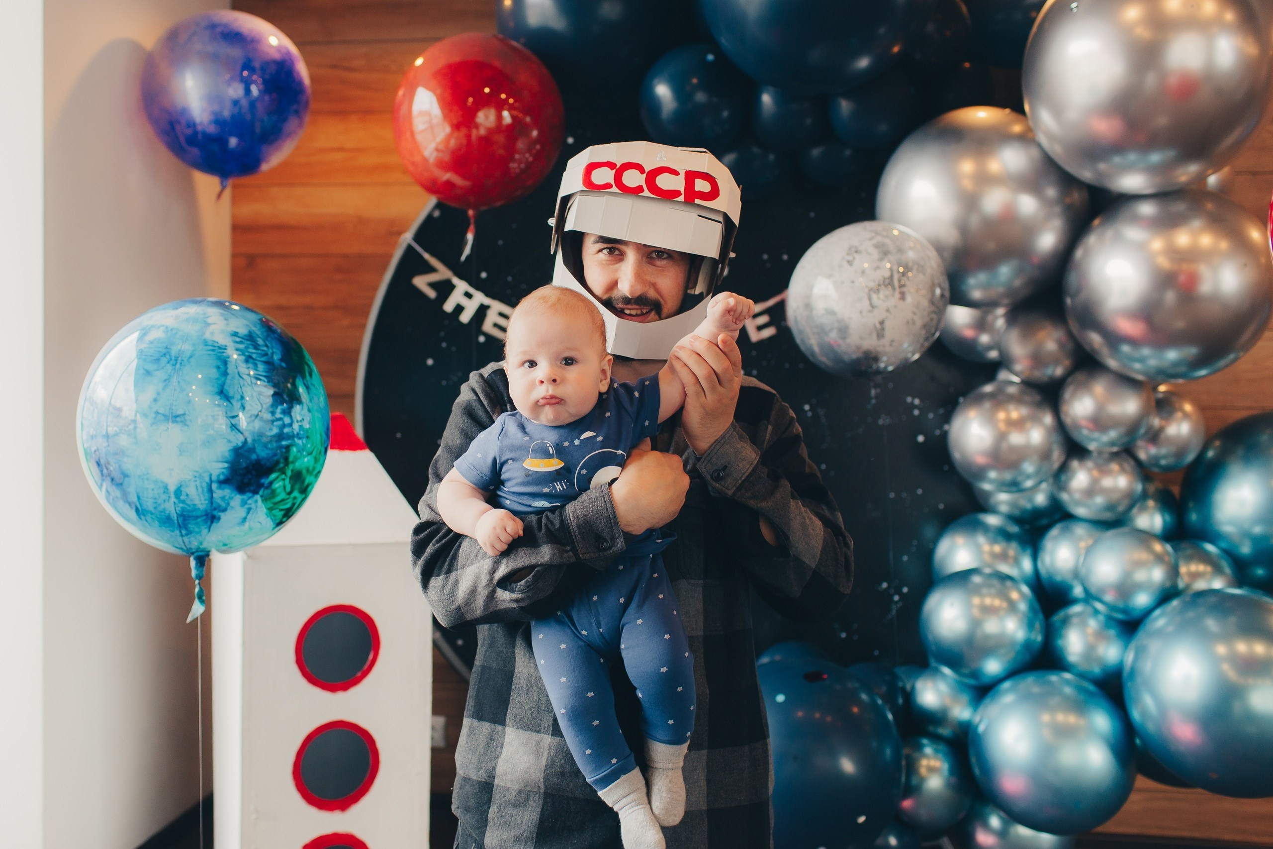 Фотосессия дня рождения в космическом стиле. Фотограф Евгения Мальцева, Архангельск