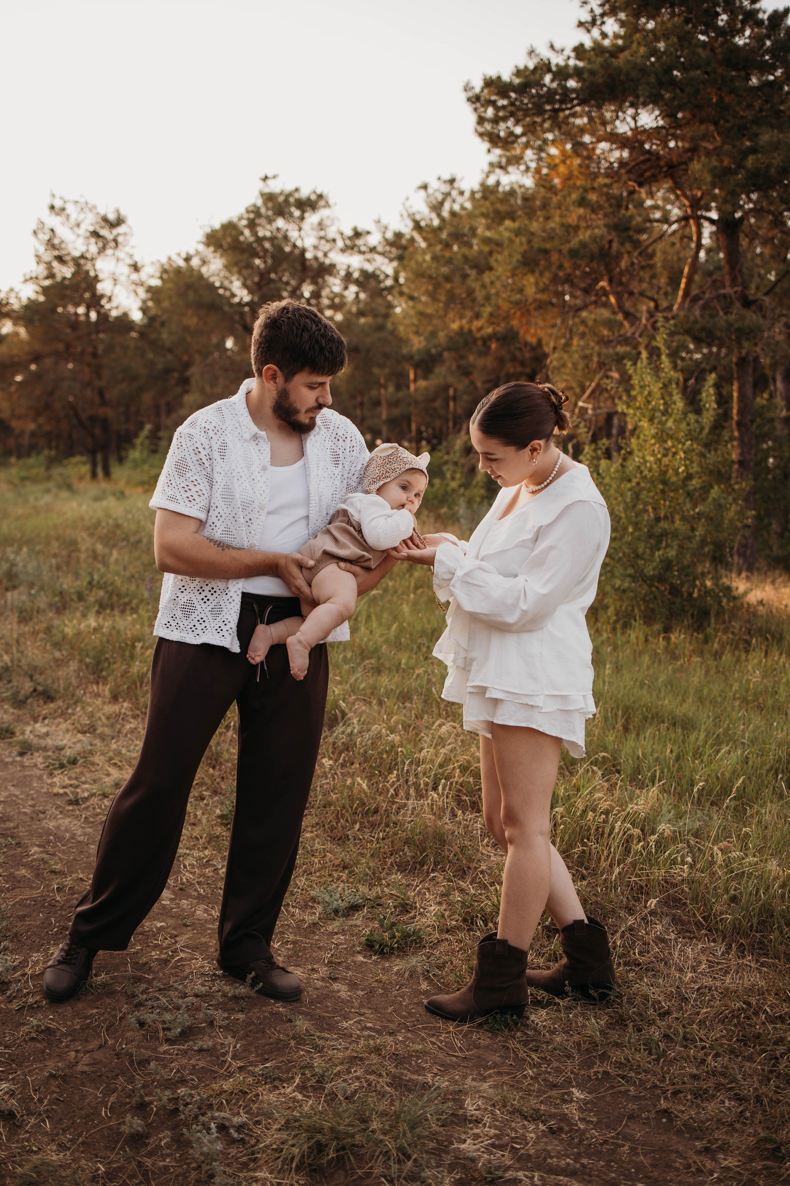 Про маленькую Аглаю и ее маму и папу. Фотограф Алевтина Матешук