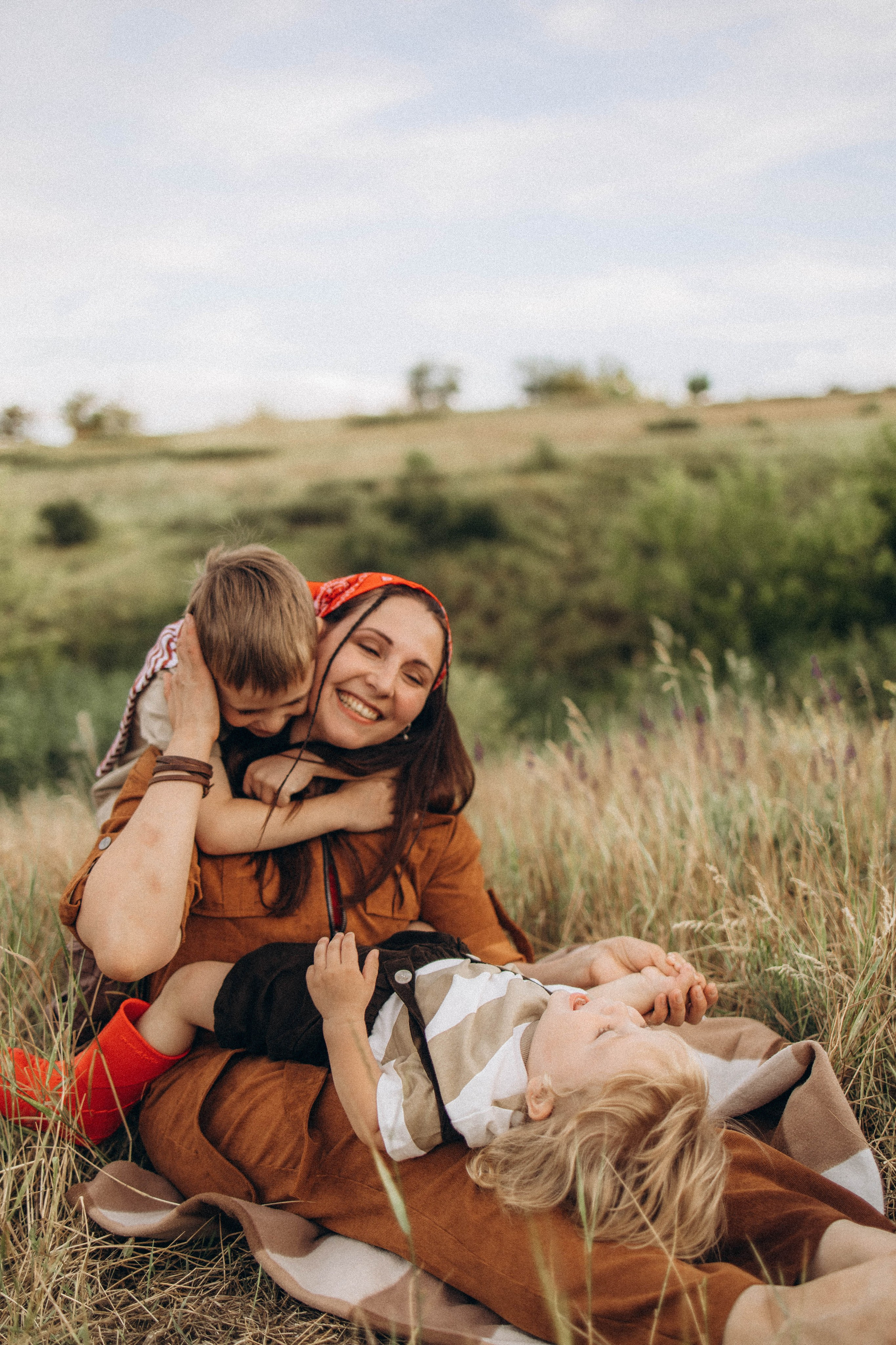 Лена, Кузя и Тихон. Фотограф Алевтина Матешук