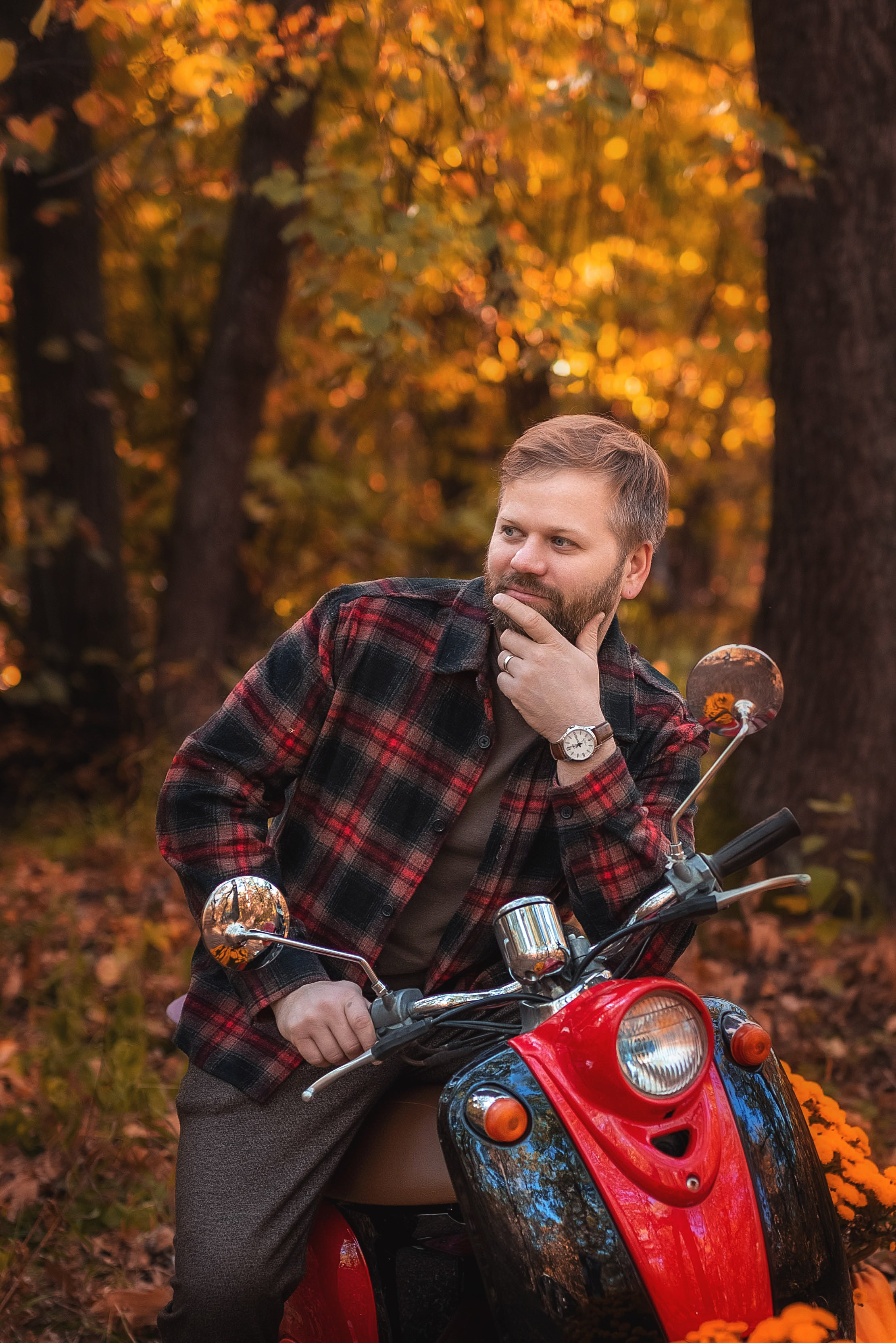 Осенняя фотосессия в лесу. Семейный, детский фотограф в Воронеже Анна Никитина