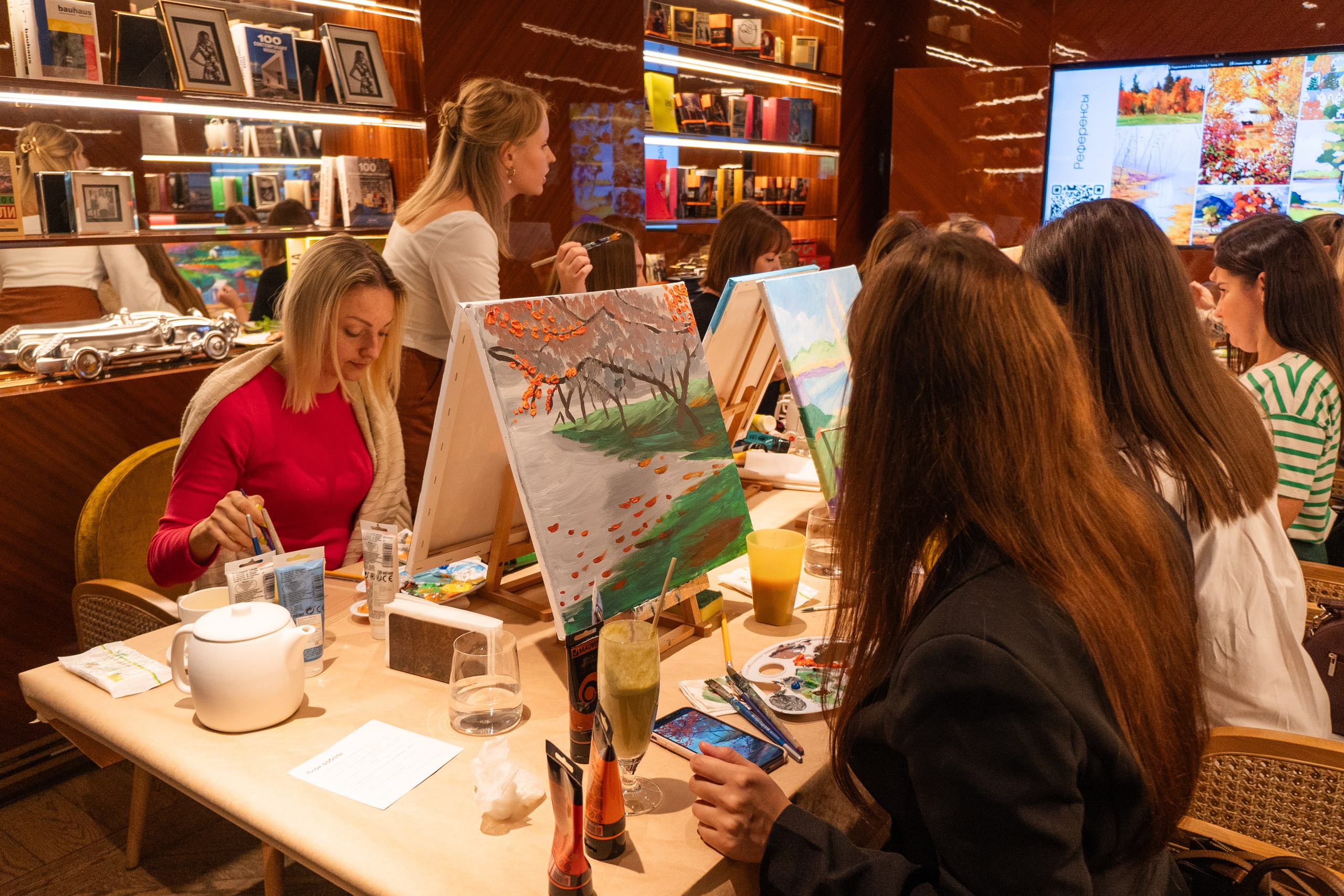 Корпоратив Teach Me Art 3. Портретный фотограф в Москве и Санкт-Петербурге Арина Чех