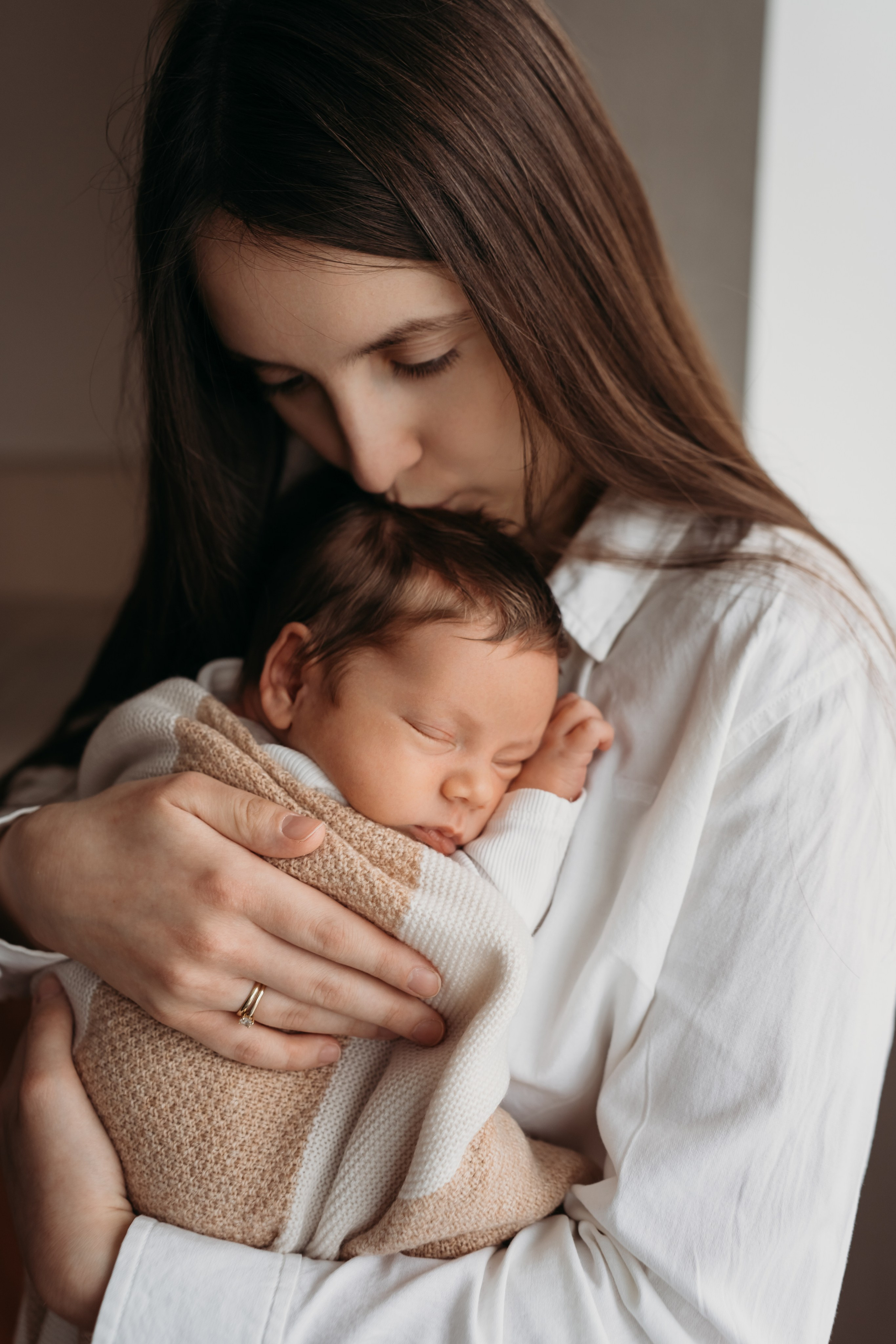 0-2 месяца. Фотограф Новорожденных в Москве. Семейные истории в стиле LIFE