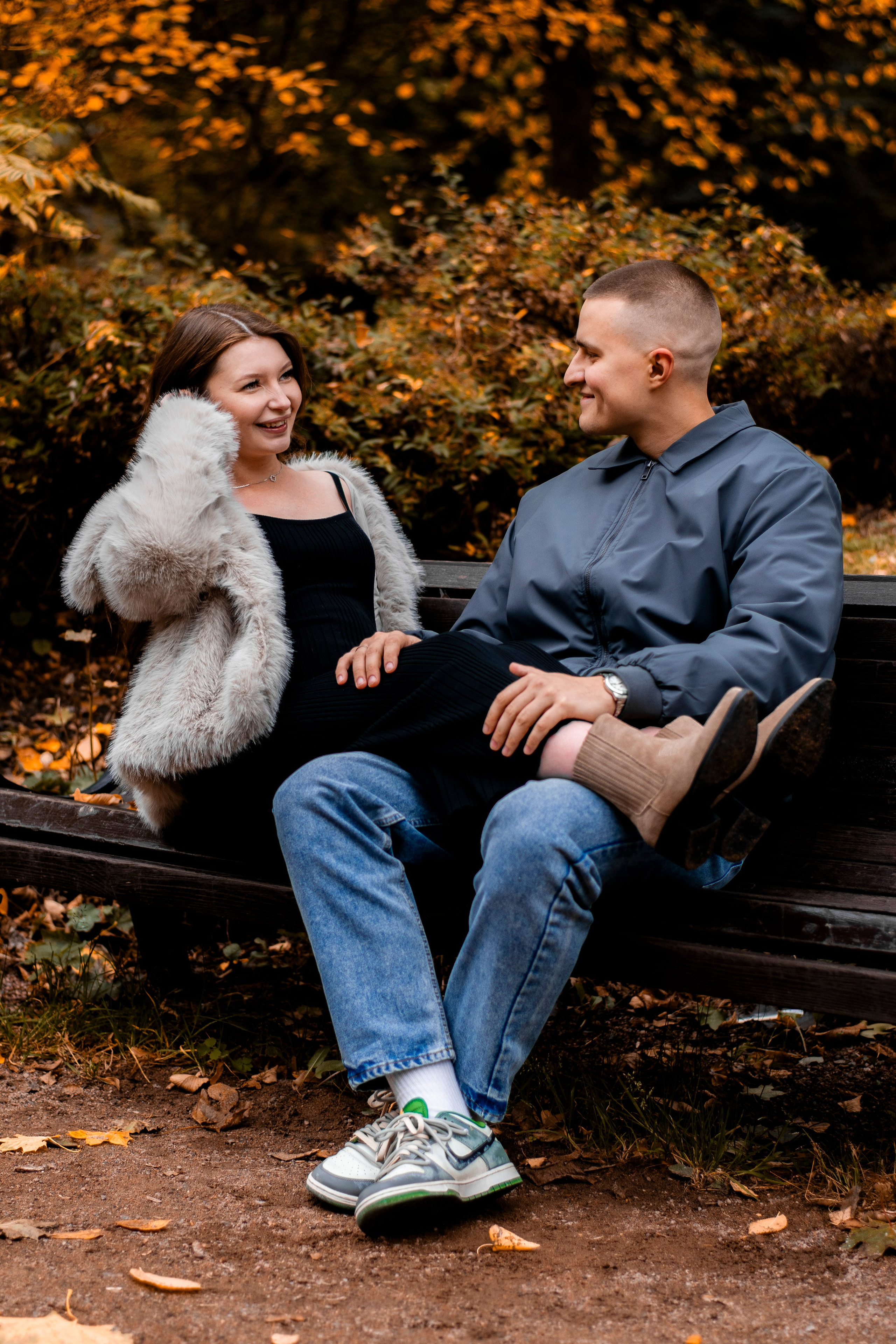 In the Autumn Garden. Портретный фотограф Москва Белогорцев Сергей