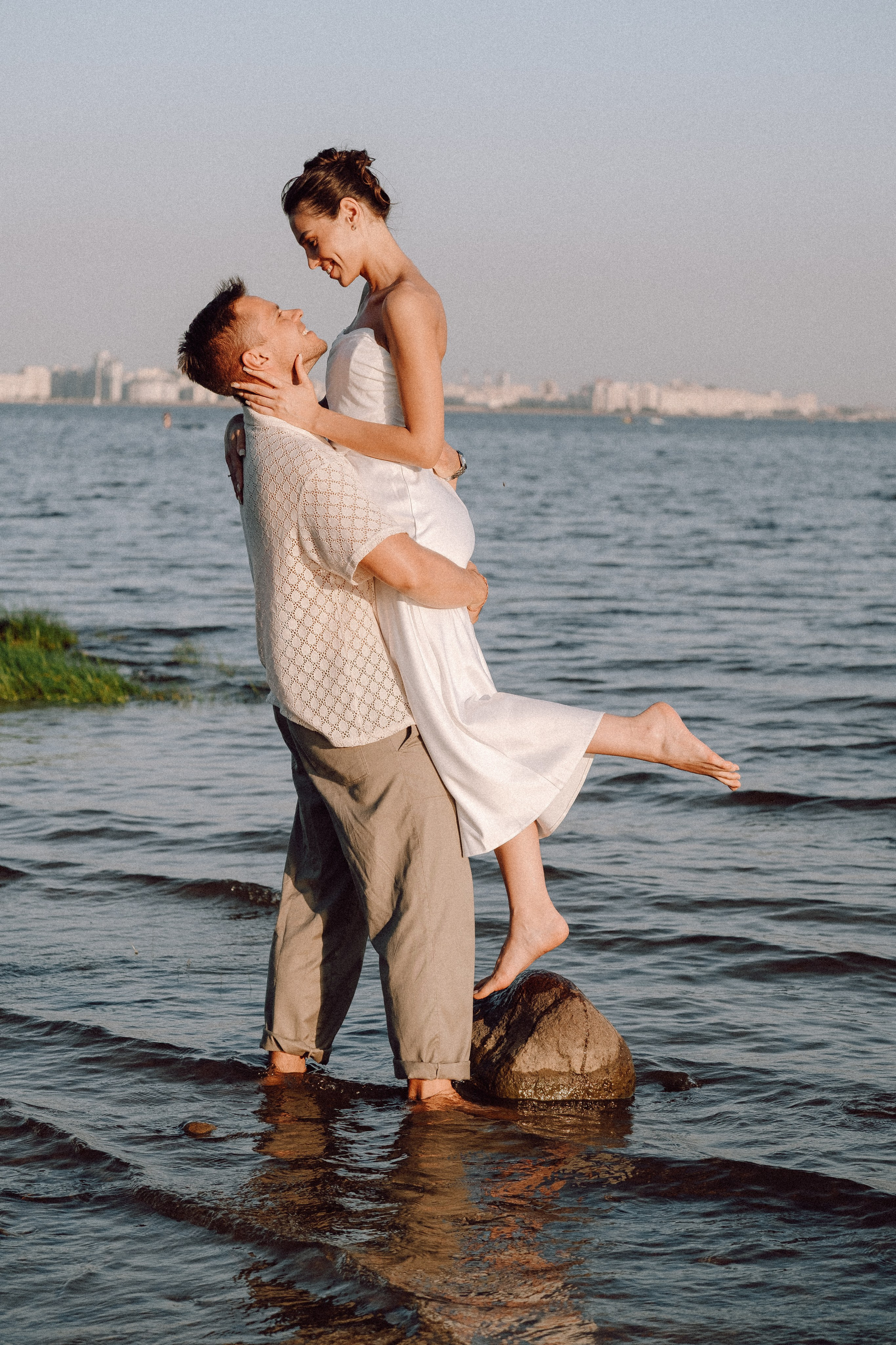 СВАДЕБНАЯ ФОТОСЕССИЯ ВЫЕЗДНОЙ ЦЕРЕМОНИИ (ФИНСКИЙ ЗАЛИВ). Профессиональный фотограф, Санкт-Петербург — Виктория Богомолова