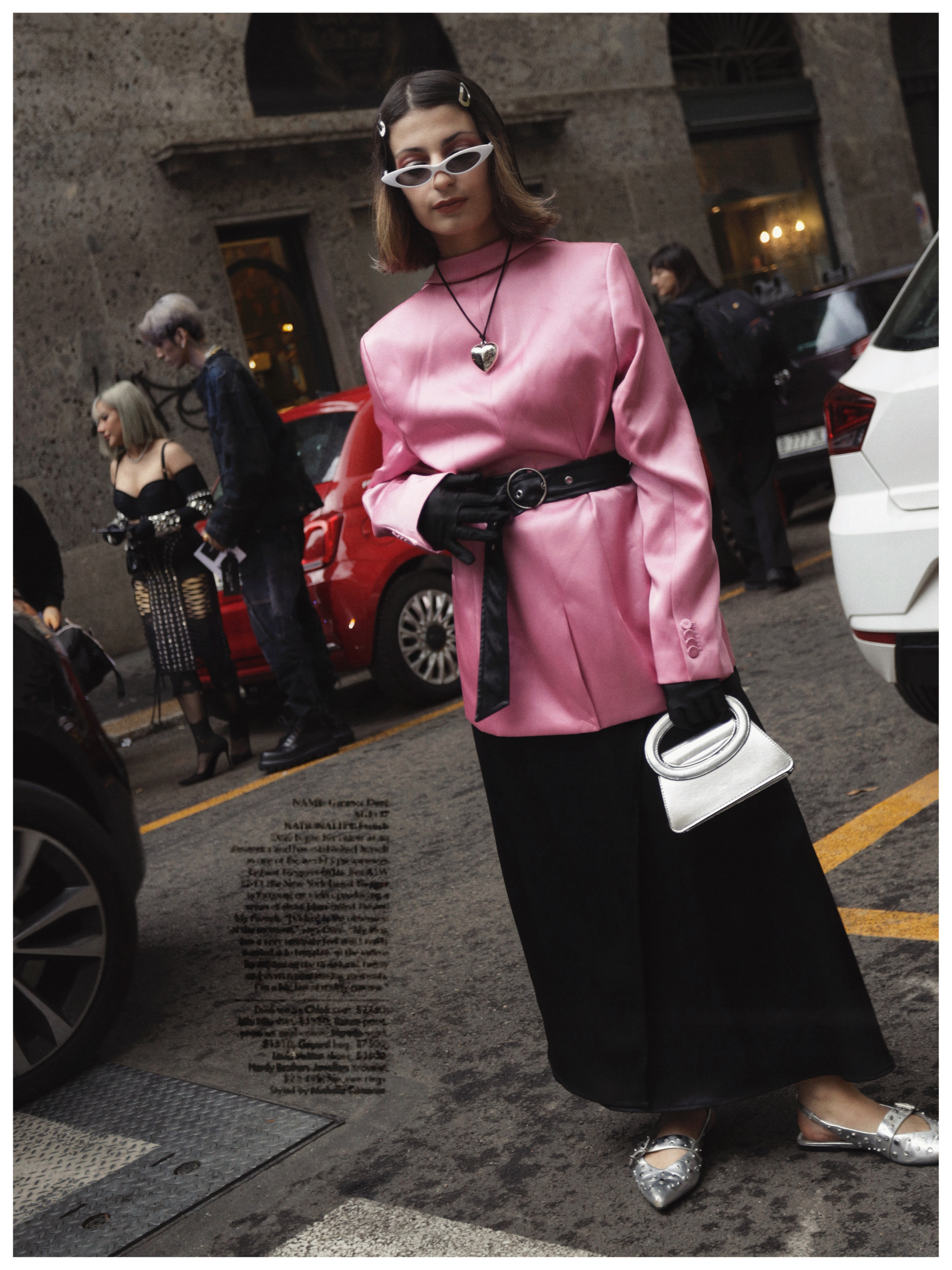 Fashion Week Milano/ Street Style. Fashion photographer in Prague Kisel Ekaterina