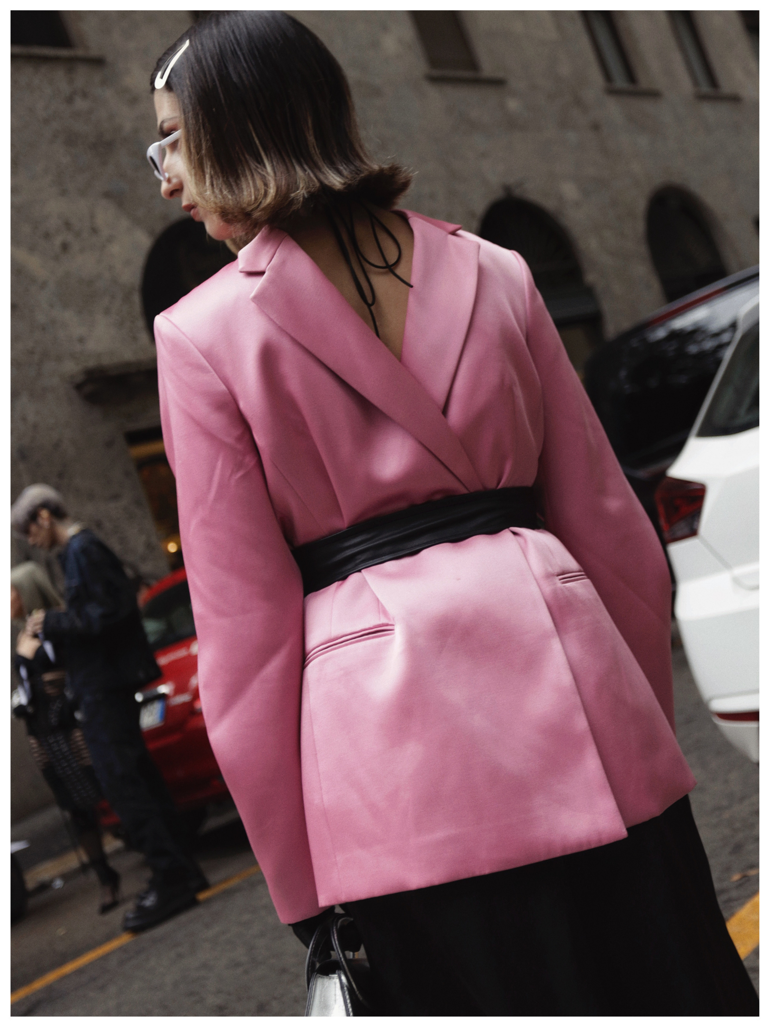 Fashion Week Milano/ Street Style. Fashion photographer in Prague Kisel Ekaterina