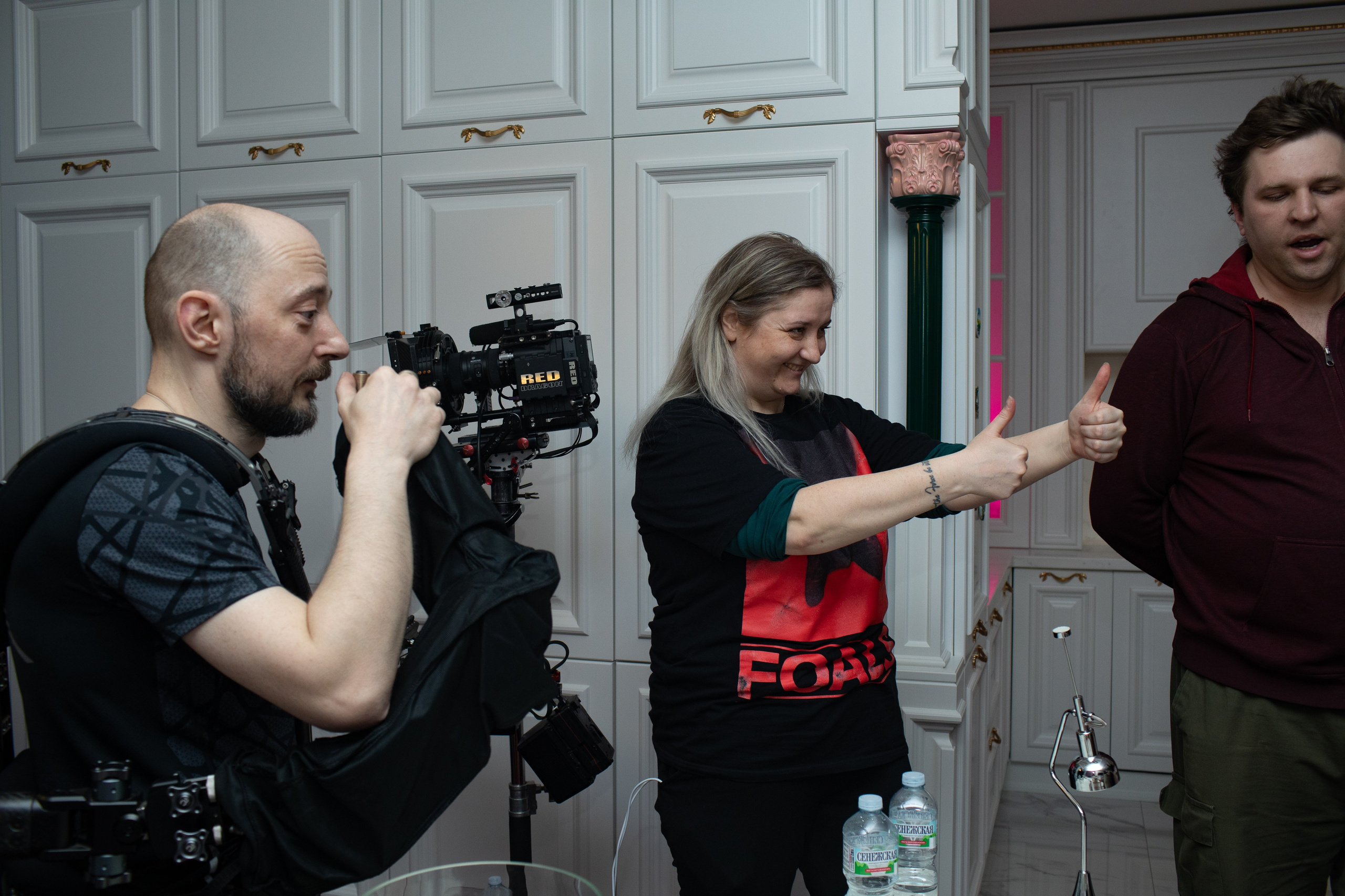 Съемка клипа Анни Калашниковой «Не ври мне в Риме». Art photographer Nino