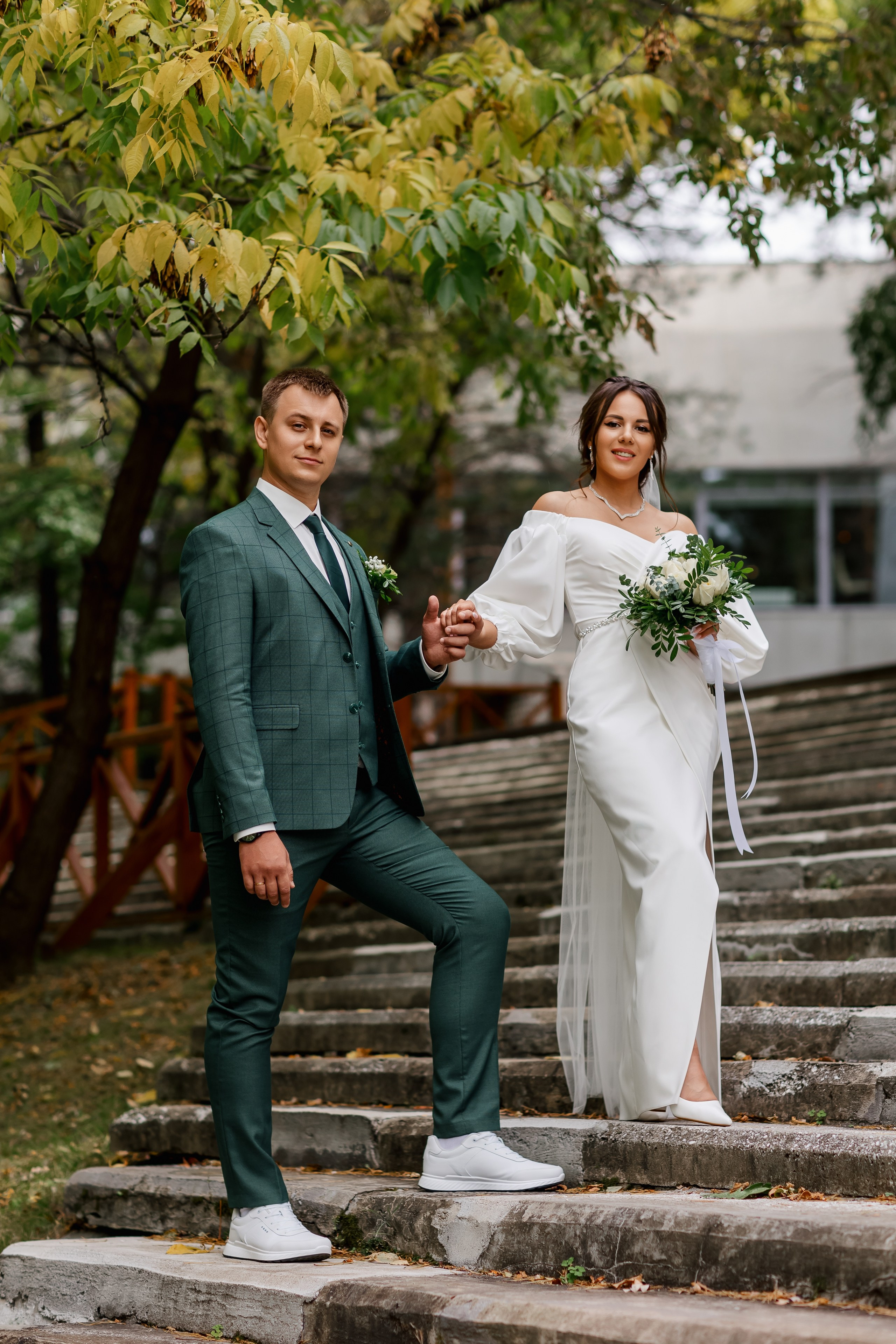 Олег и Юлия. Свадебная прогулка. Свадебный фотограф в Хабаровске