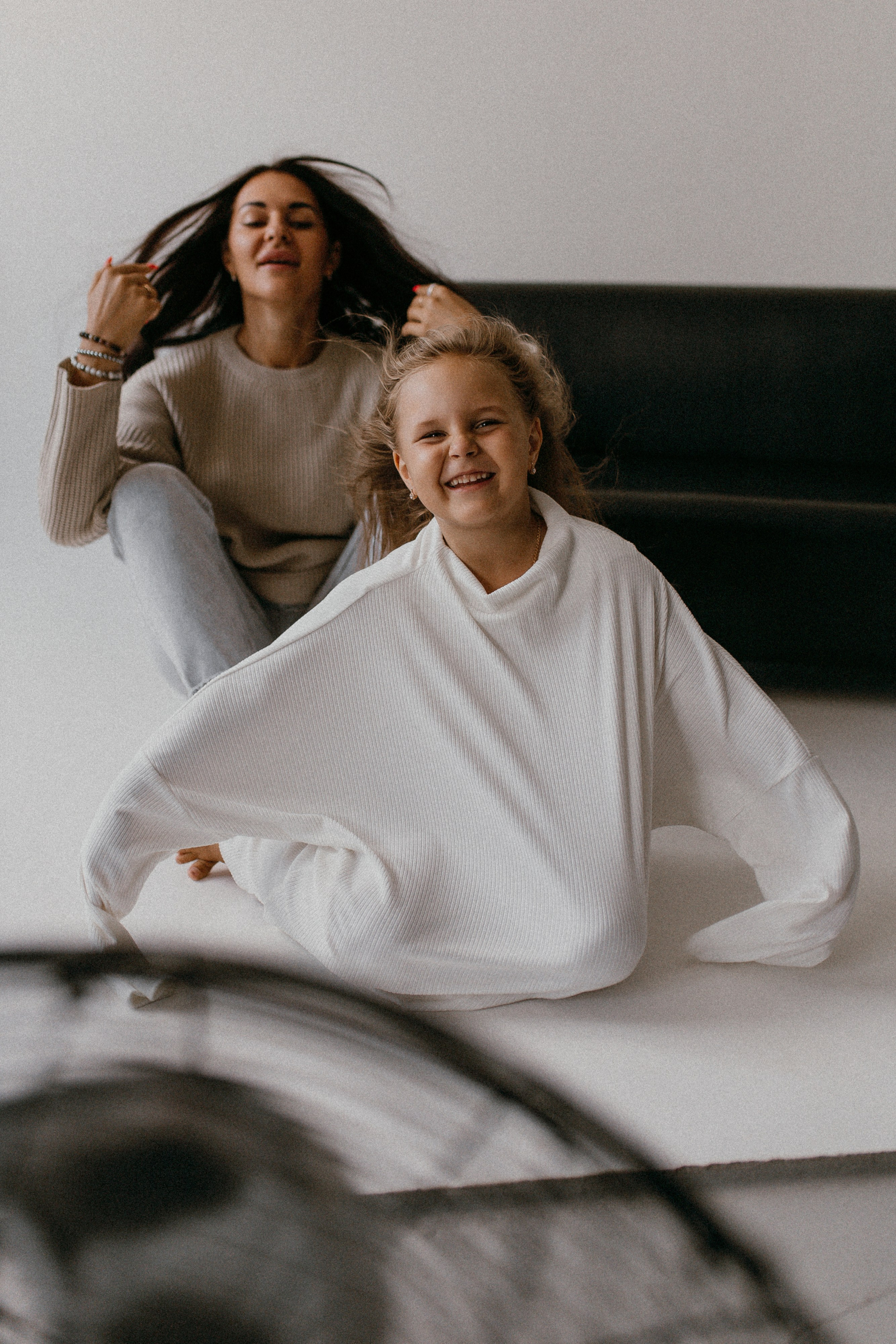 Есения и мама. Семейный фотограф Губкин/Старый Оскол