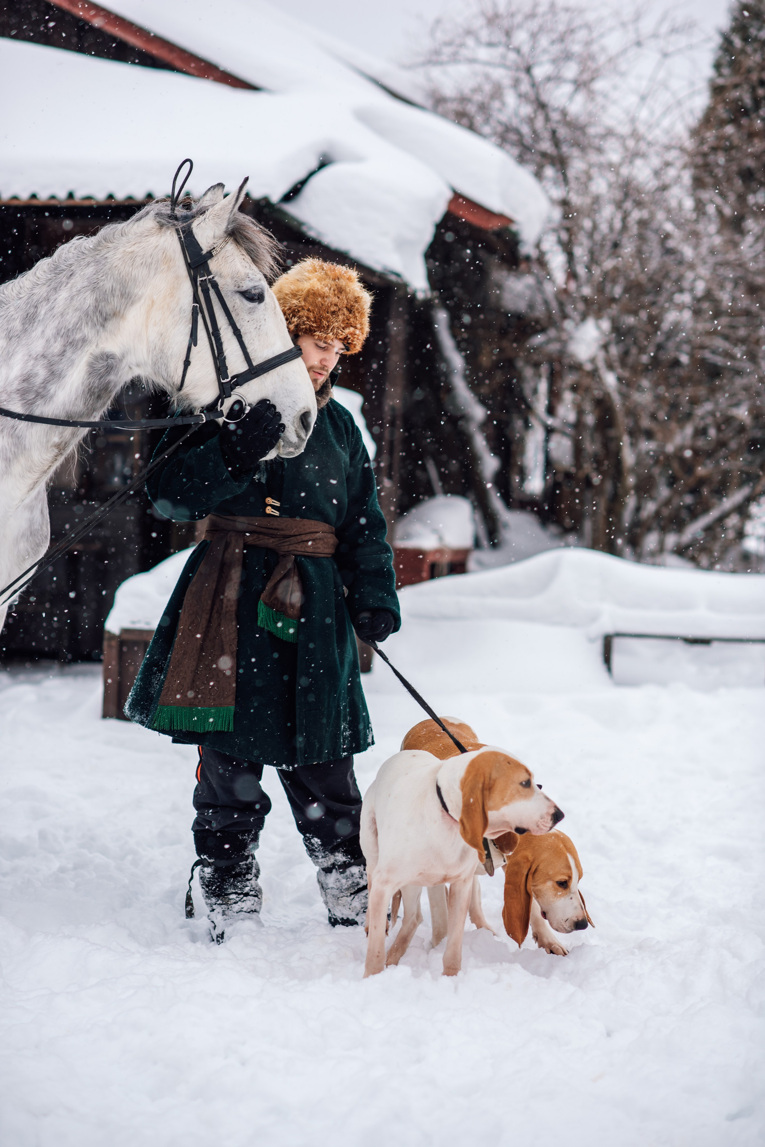 Зимняя парфорсная охота. Фотограф Диана Вальтер