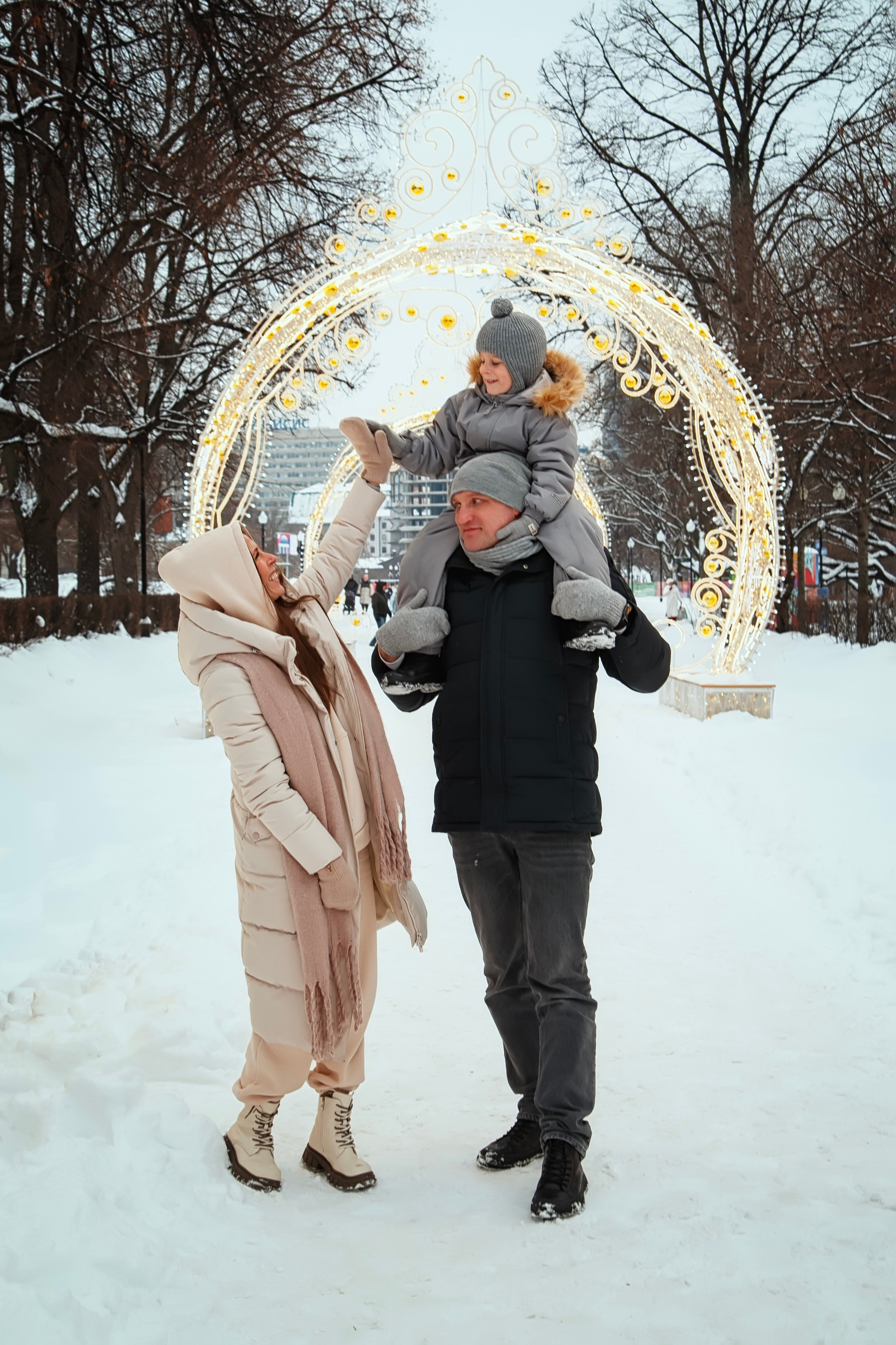 Зимняя семейная фотосессия. Индивидуальная и свадебная фотосъёмка в Москве и МО Ерёмин Павел