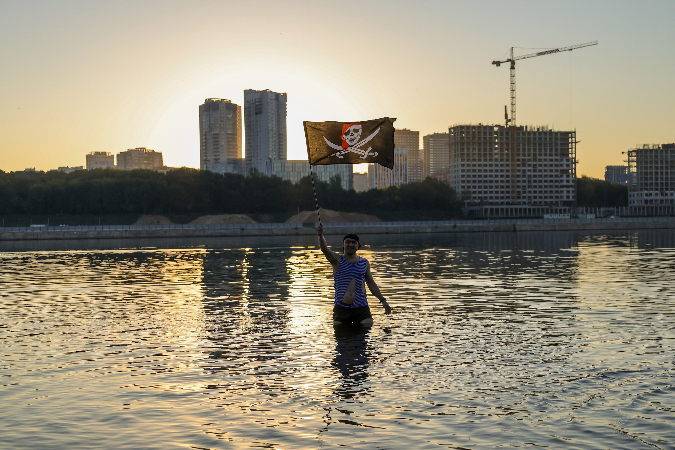 Утренний рассвет с Тушиноги, 31.08.25. Фотограф Сергей Ловкий