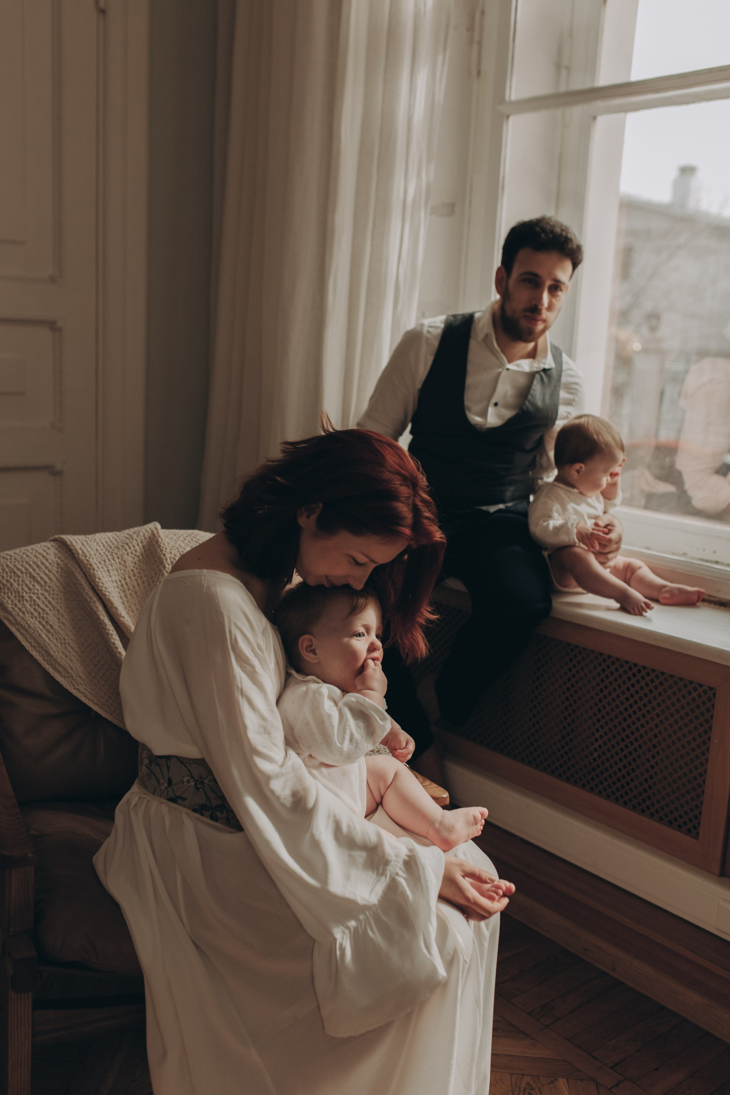 Маша, Саша и малышки. Семейный фотограф Полина Сарина Москва