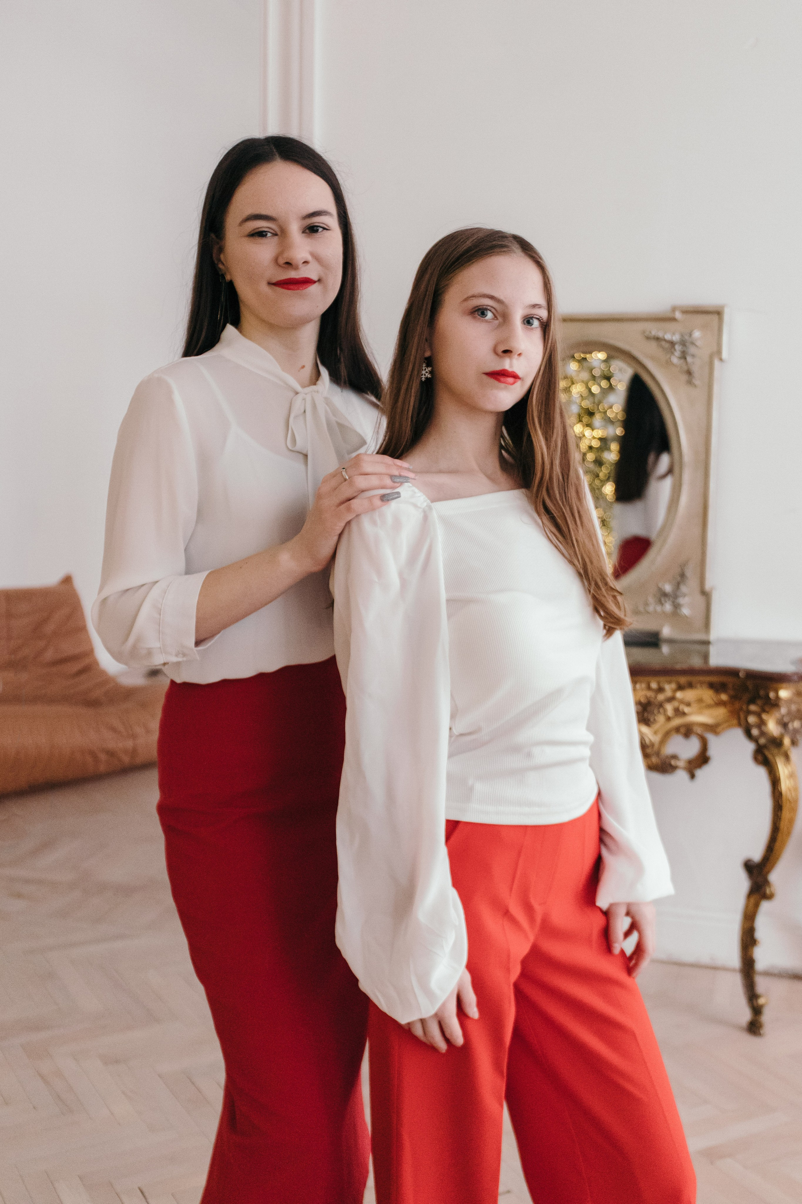 Семья в красном. Фотограф Елена Балакина (Челябинск)