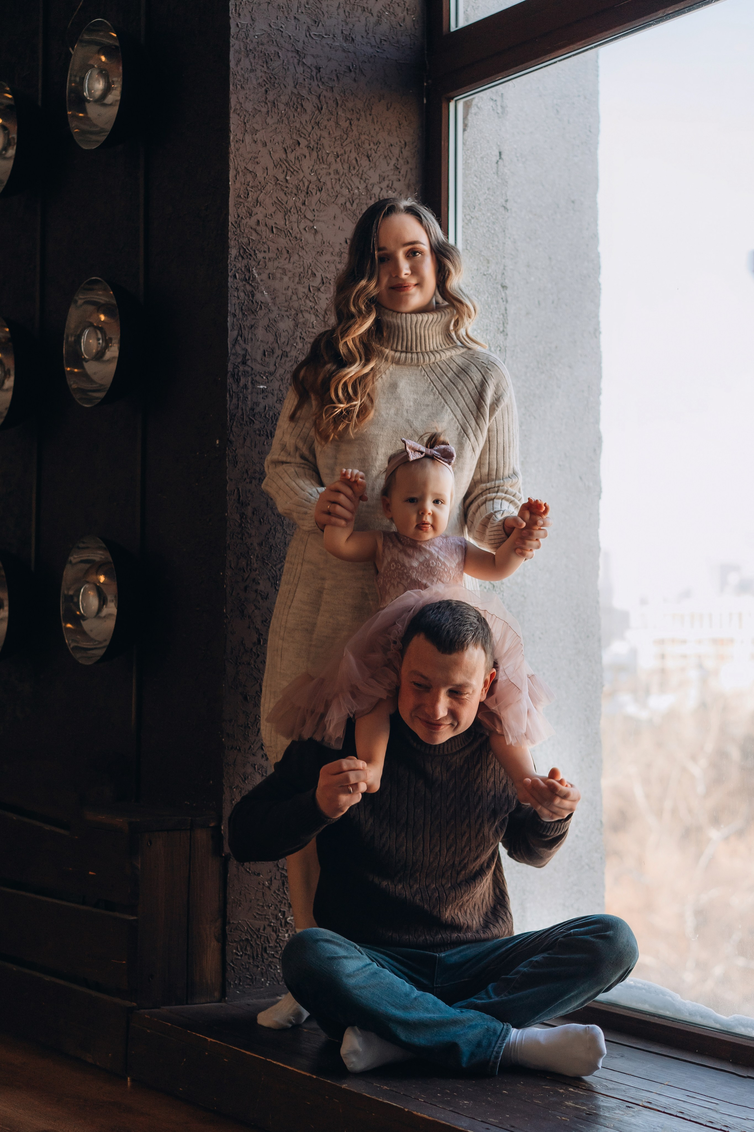 Семейная съемка в студии. Фотограф Екатеринбург Кокшарова Александра