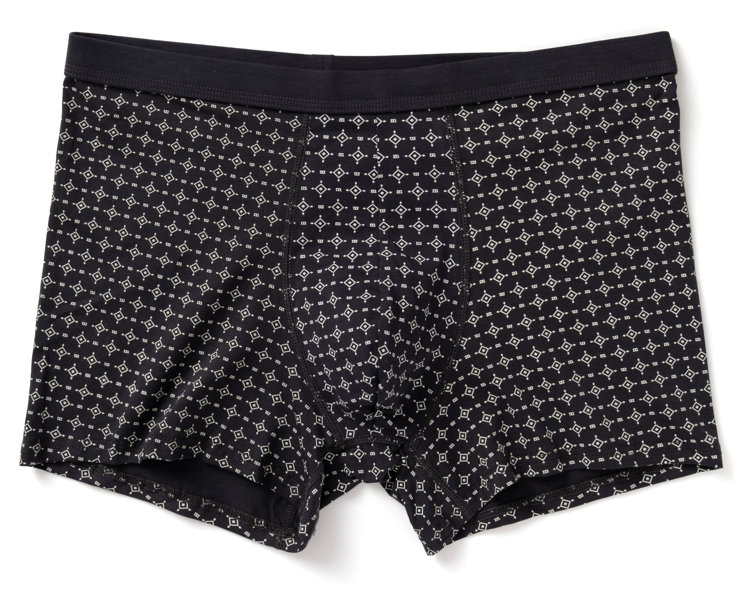 Одиночные черные боксеры в сложенном виде | Съемка для рекламы