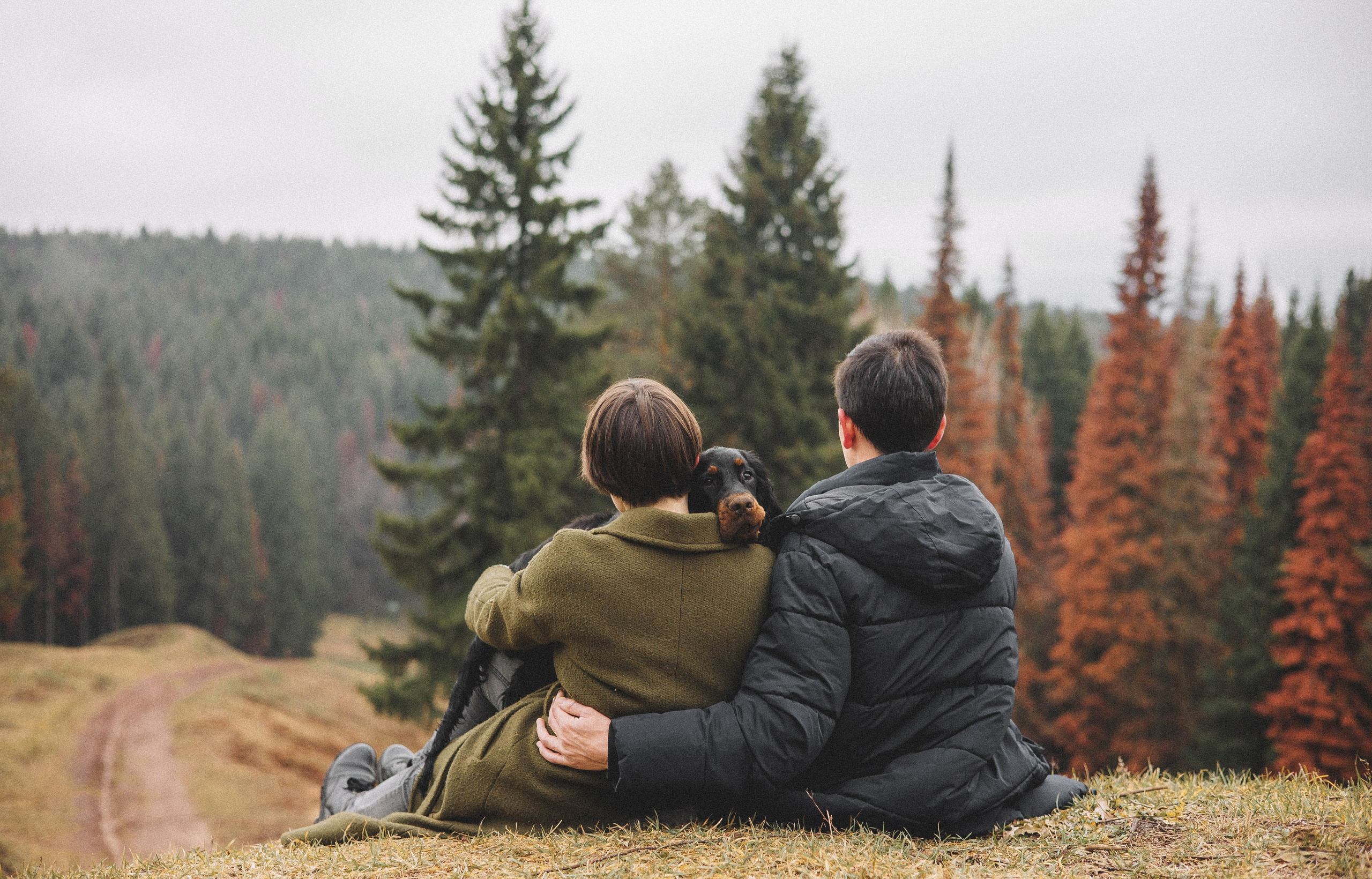 Даша, Глеб, Барс и Бруно. Фотограф-анималист Богданова Полина