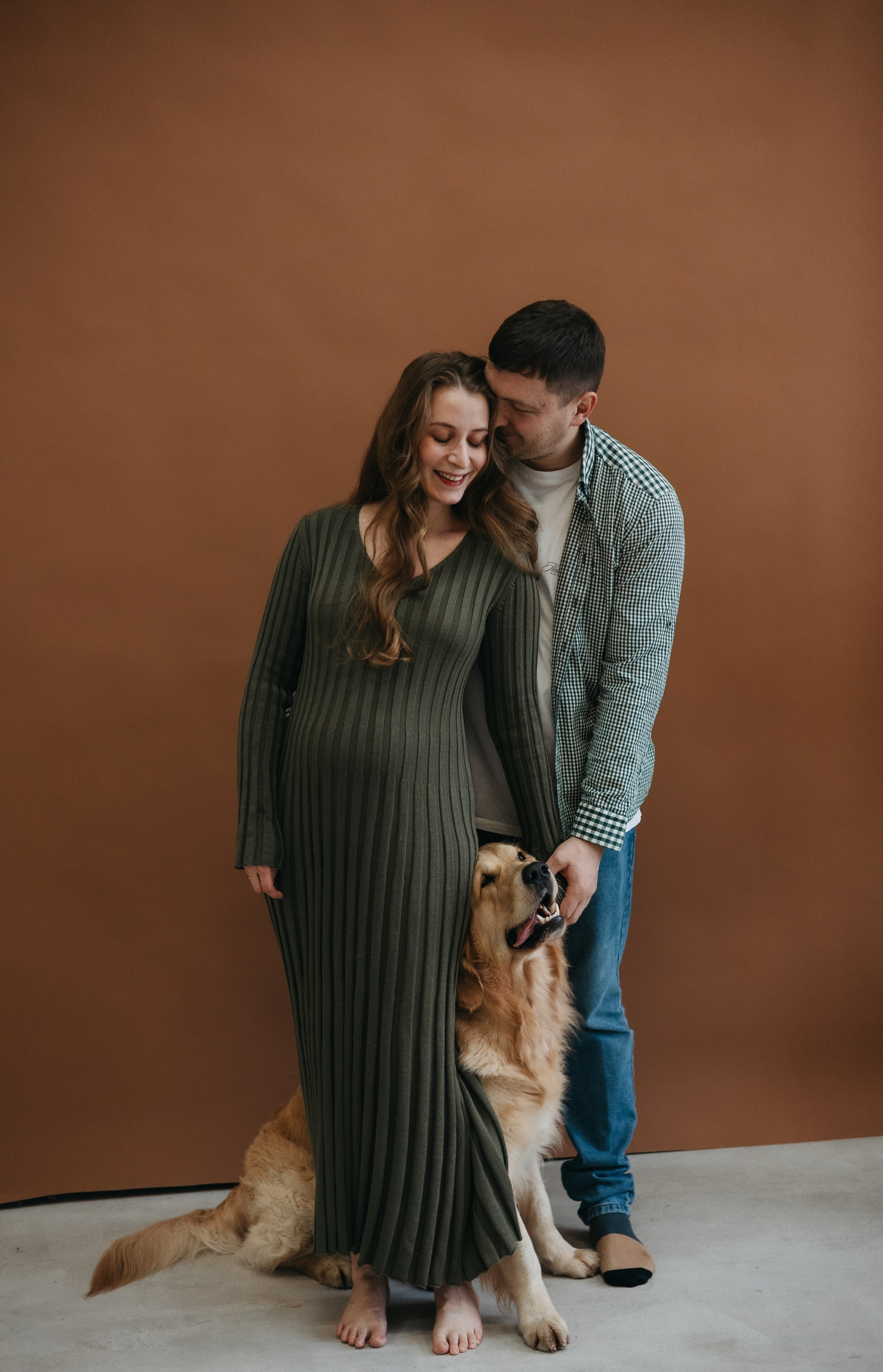 Лена, Никита и Сэм. Фотограф животных Евгения Верцинская