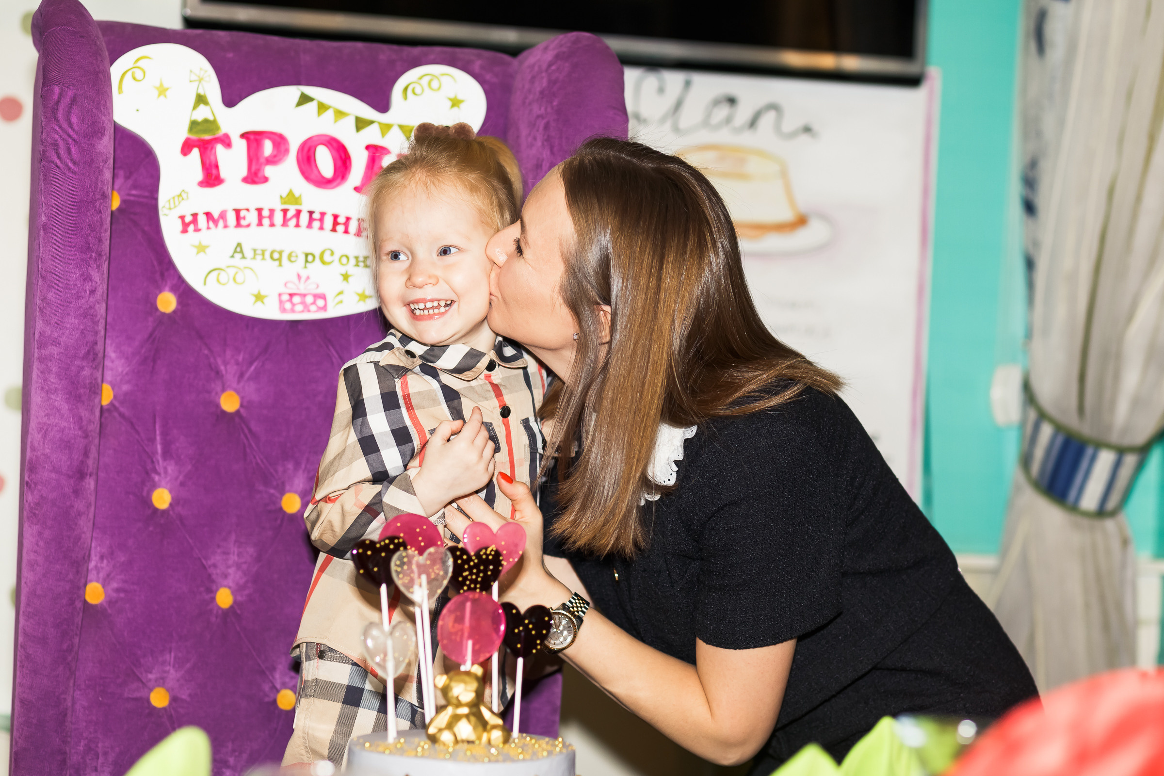 3 Годика Марусе, кафе «Андерсон». Семейный и свадебный фотограф в Москве Ксения Герасимова