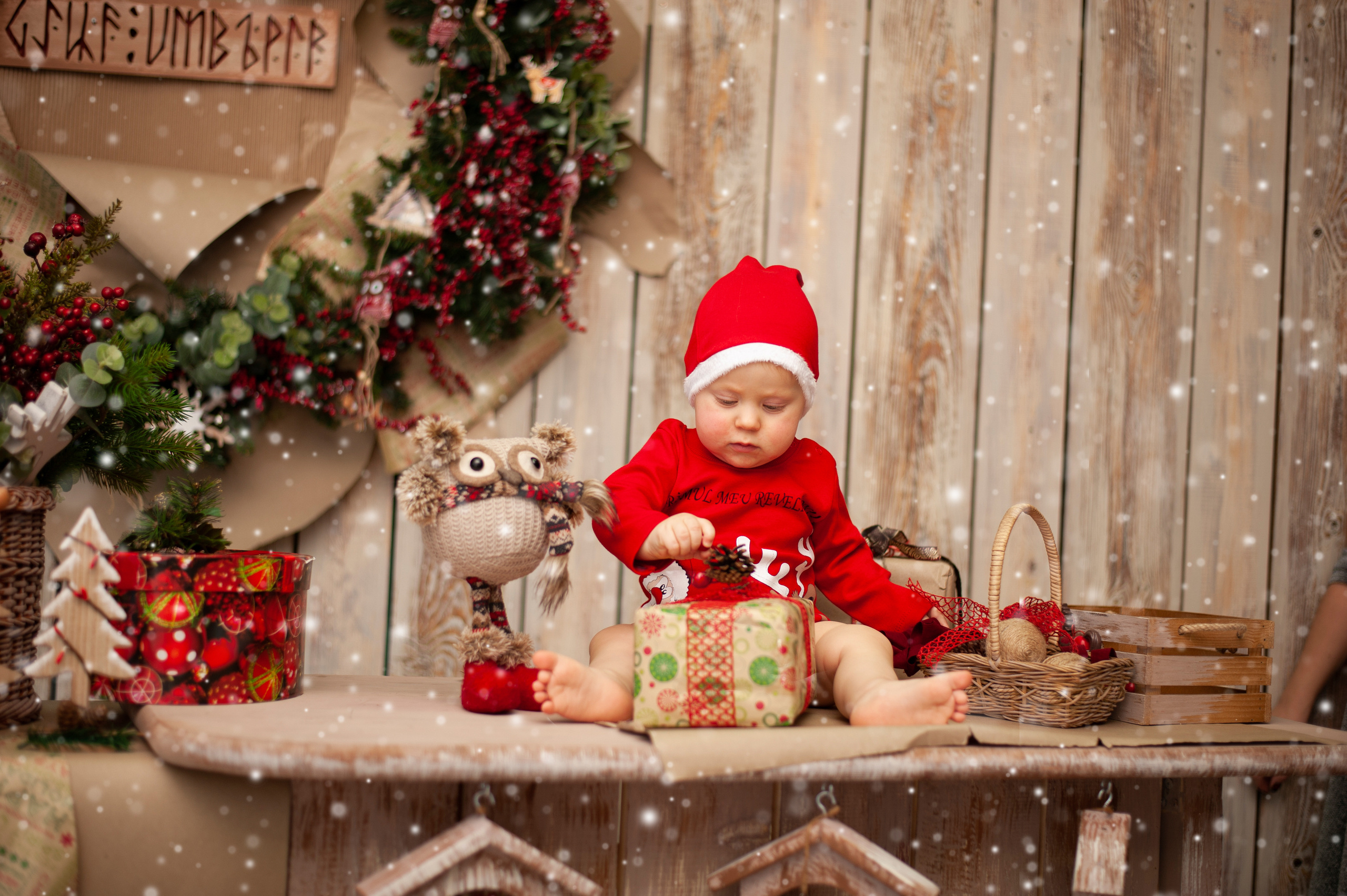 Новогодняя волшебная фотосессия в студии Лейпциге. Семейный и свадебный фотограф в Рязани Виктория Андреева