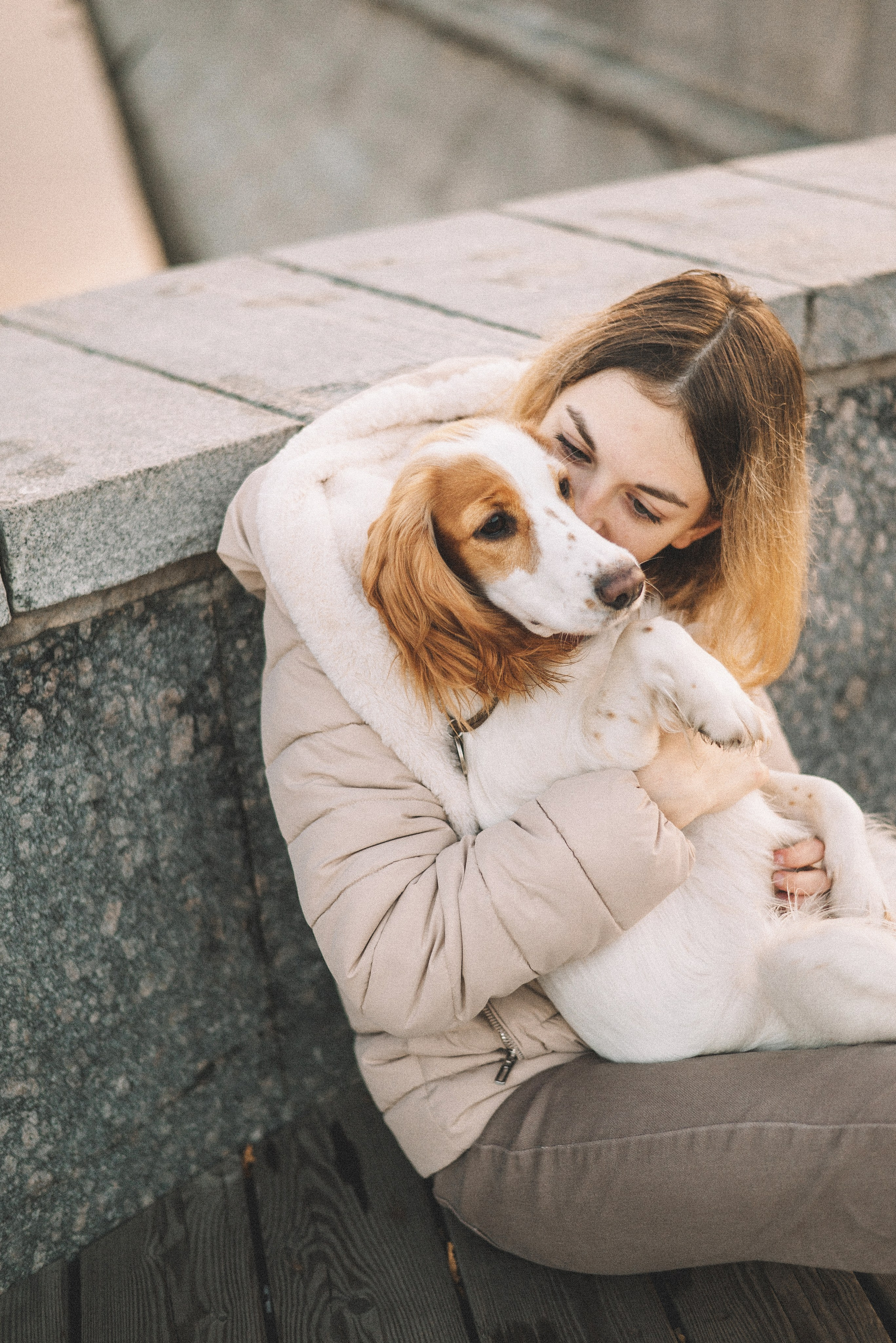 Маша и Вега. Фотограф-анималист Богданова Полина
