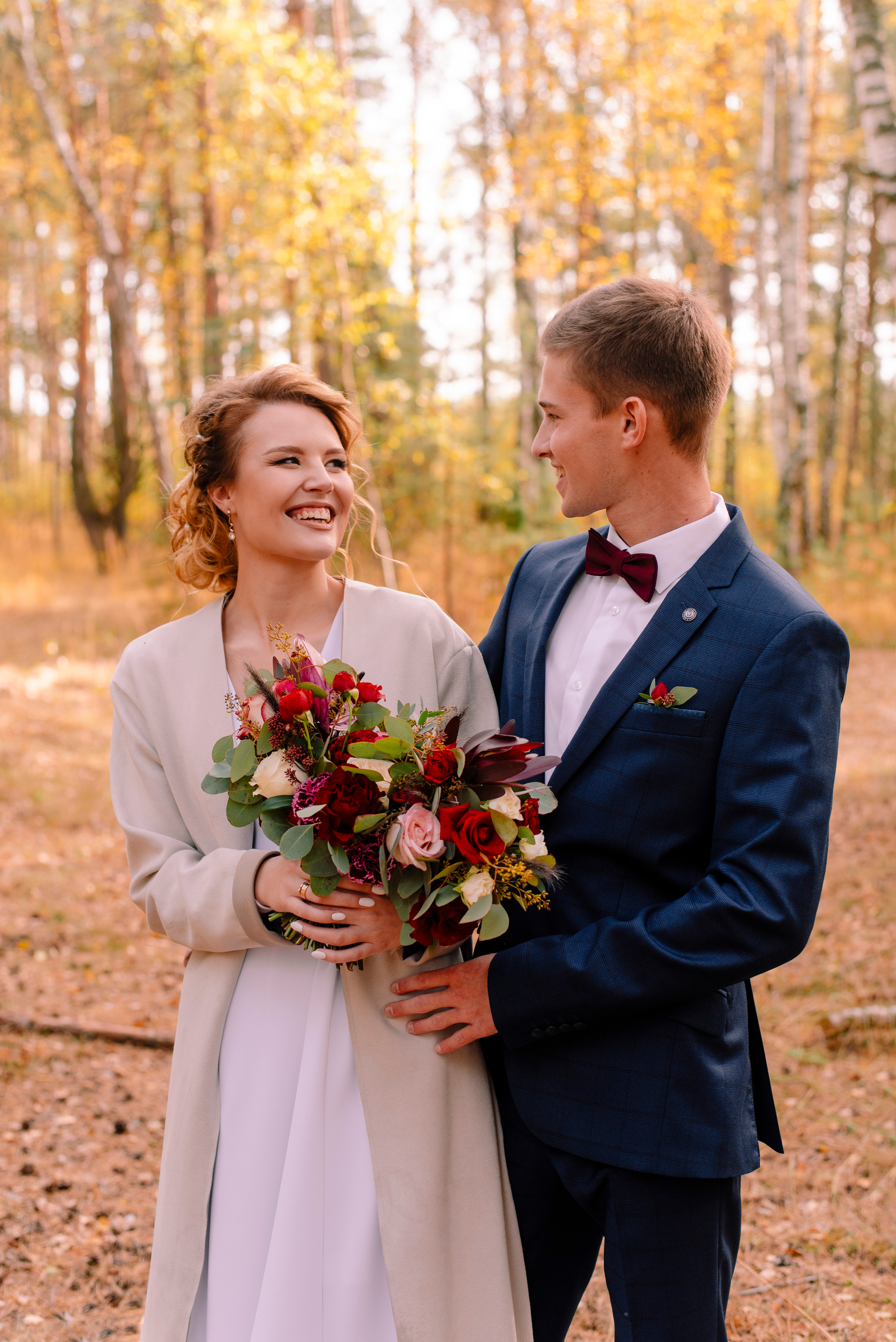 Лена и Андрей — осенняя прогулка. Семейный и свадебный фотограф в Рязани Лиза Голованова