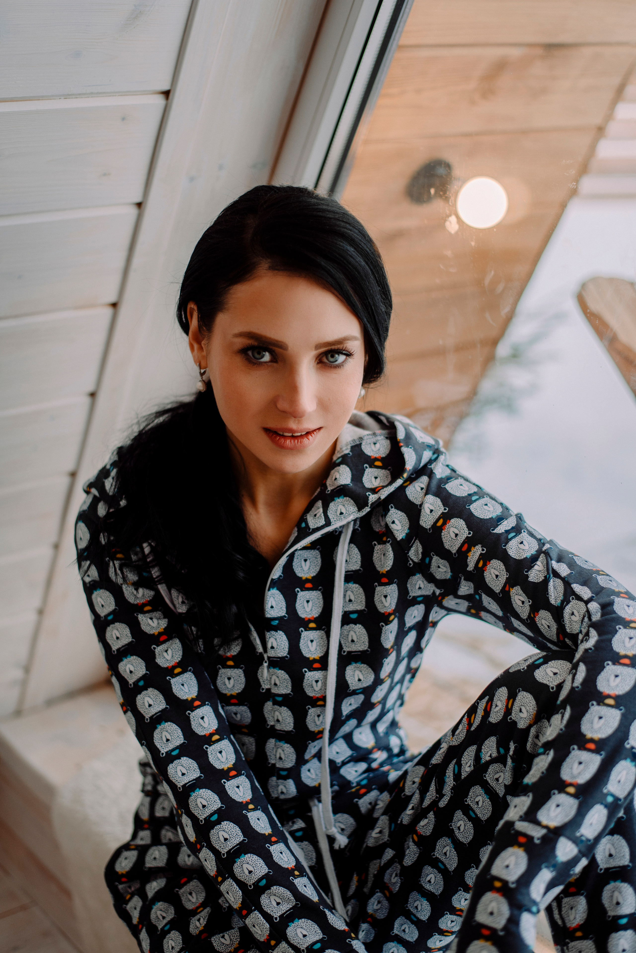 Даша и Миша в зимнем домике. Семейный и свадебный фотограф в Рязани Лиза Голованова