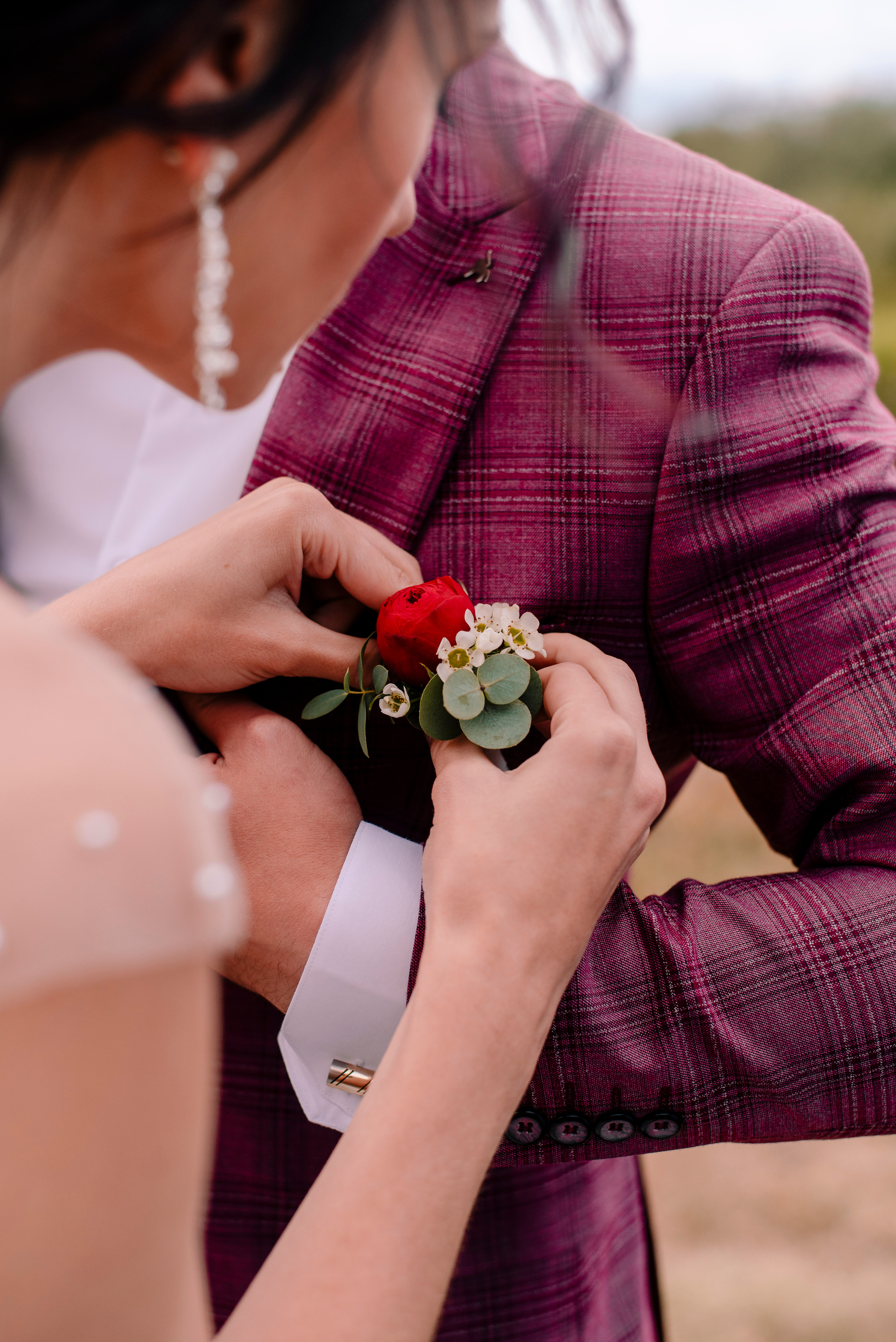 свадьба в ягодном цвете, в розовом цвете, свадьба летом на природе