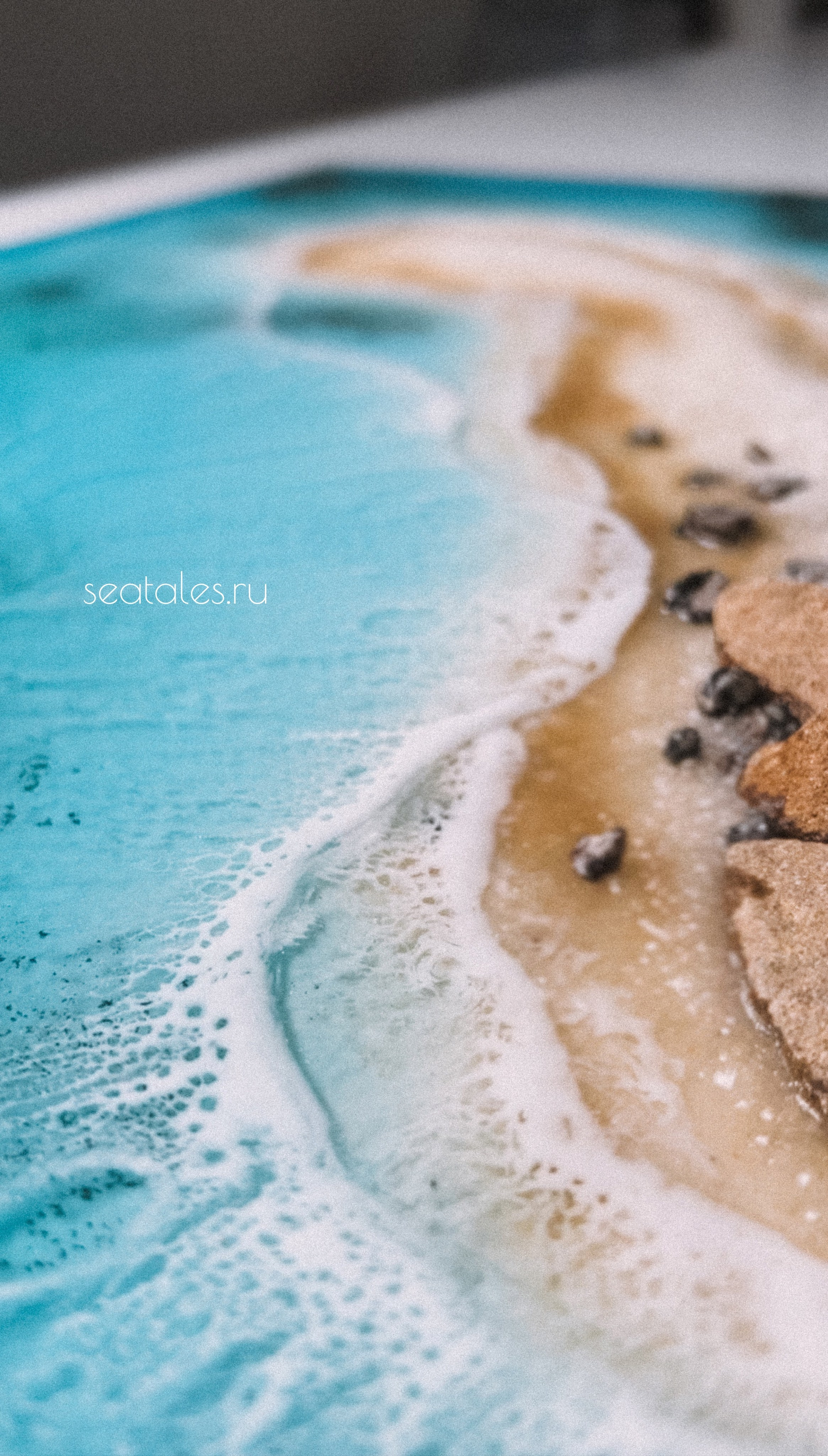 Seatales — эпоксидная смола и спиртовые чернила