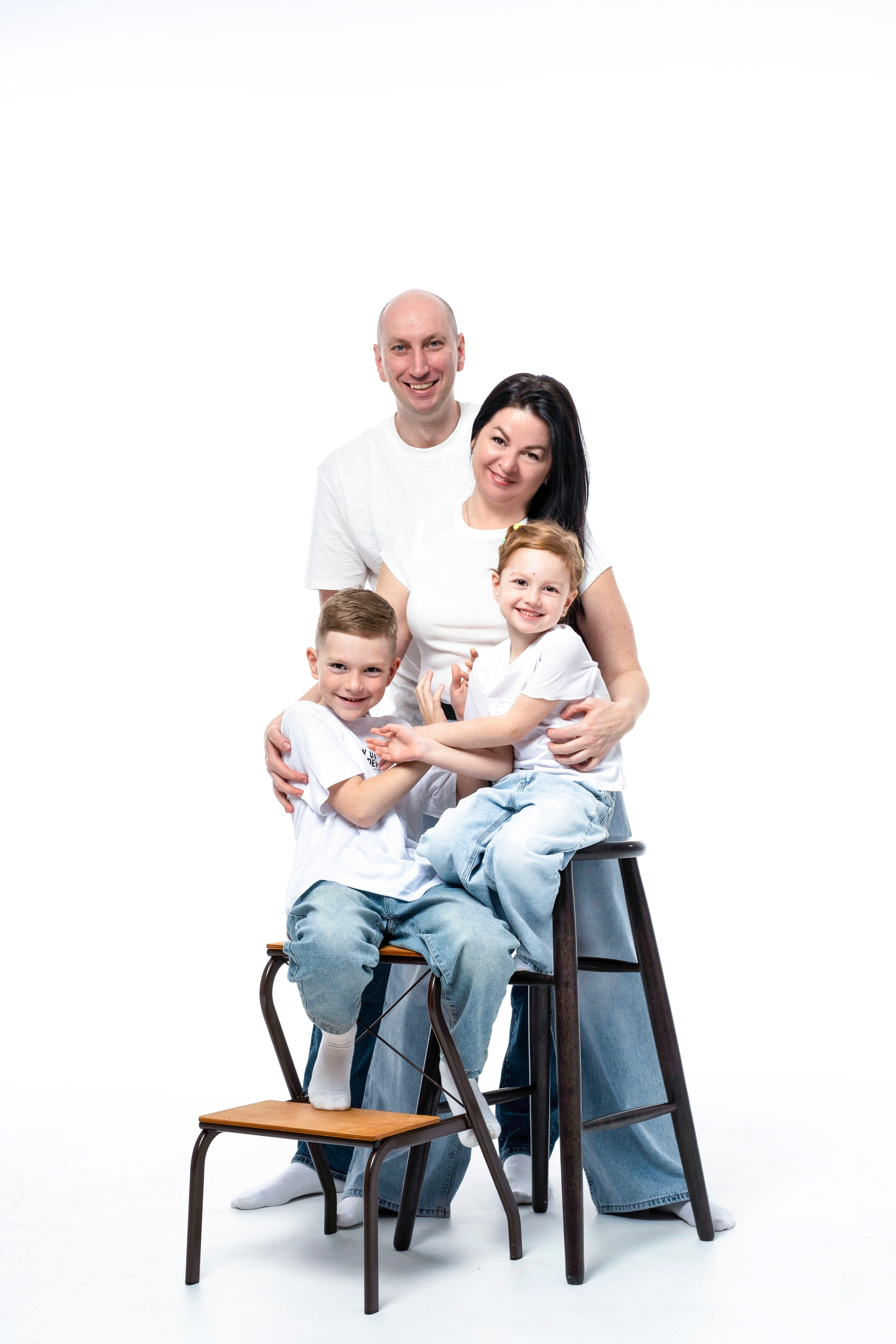 Семья Васютиных. Студийный, портретный, семейный фотограф Южно-Сахалинска Яна Радаева