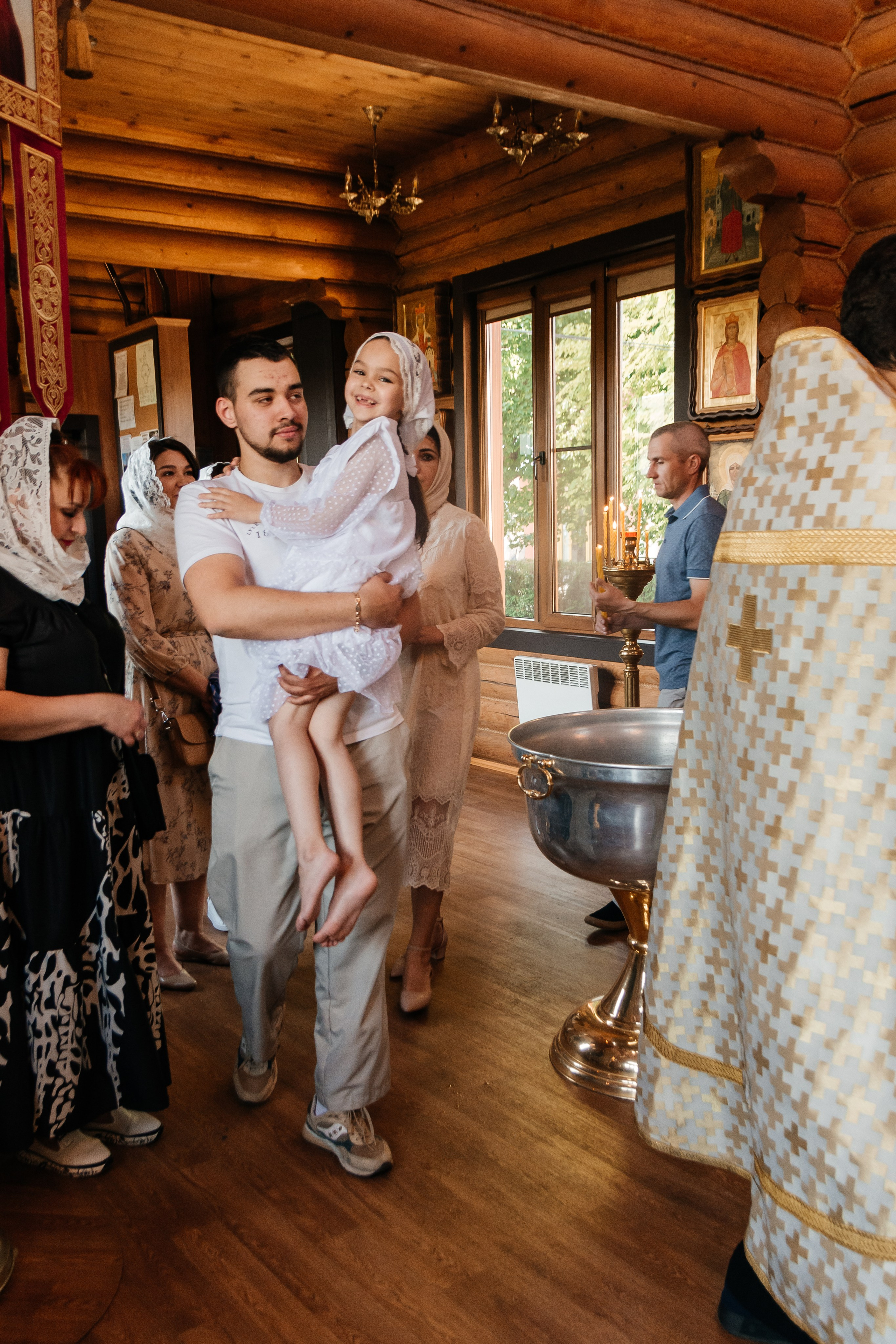 Фотосессия крещения Елизаветы. Семейный и детский фотограф Кущ Наташа