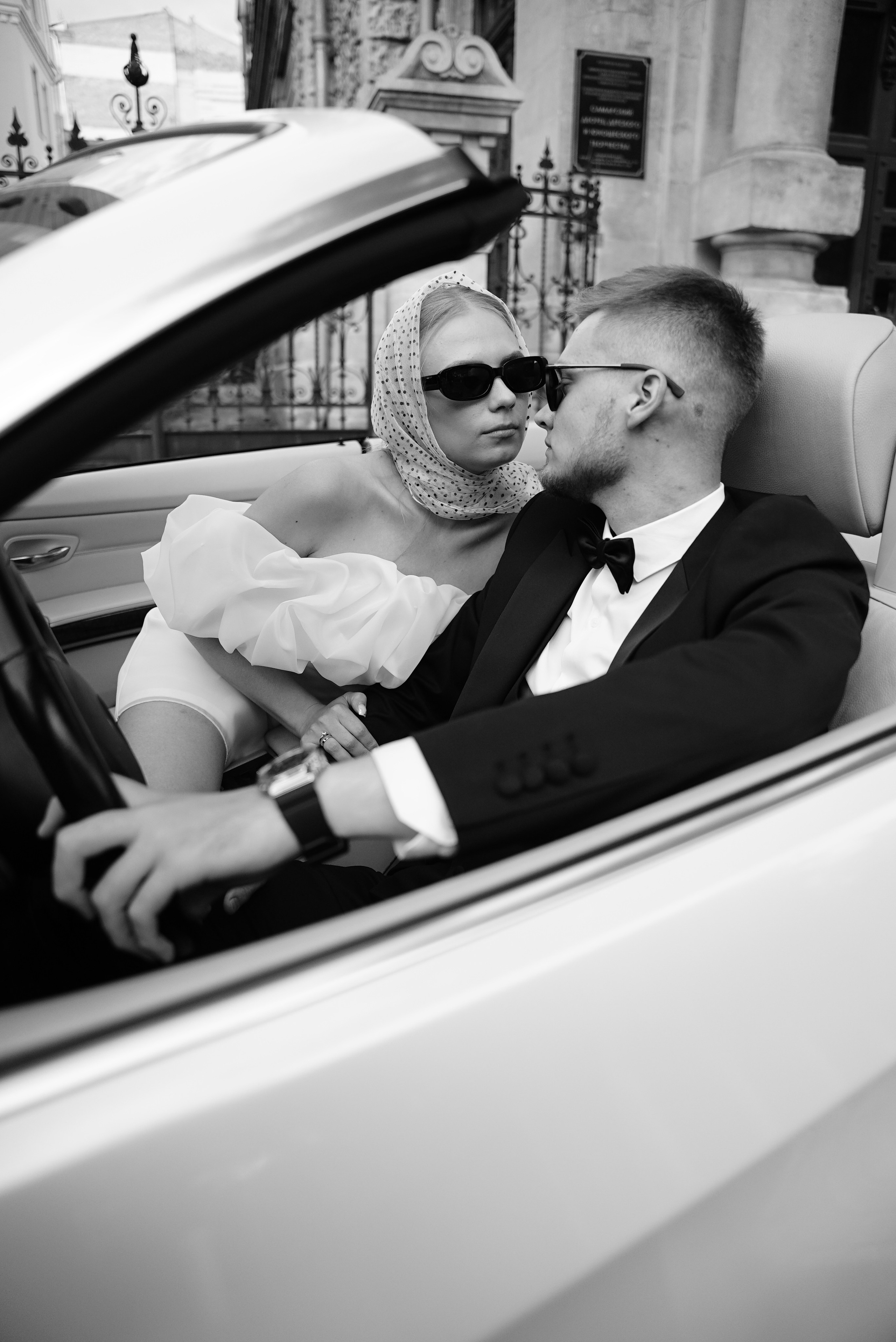 Никита и Галина чб. Свадебный фотограф в Самаре Анна Ковалева