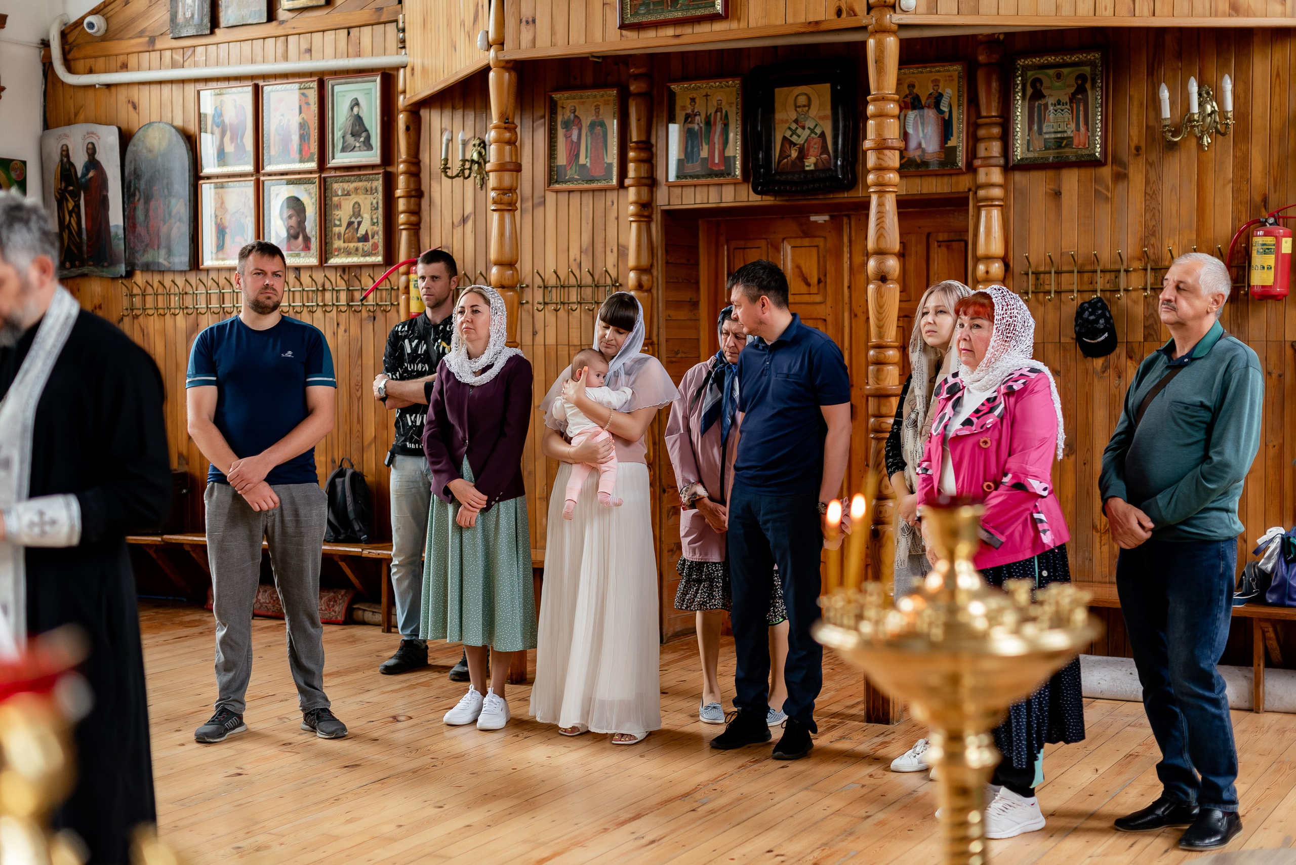 Крещение Ксении. Фотограф Татьяна Иванчикова