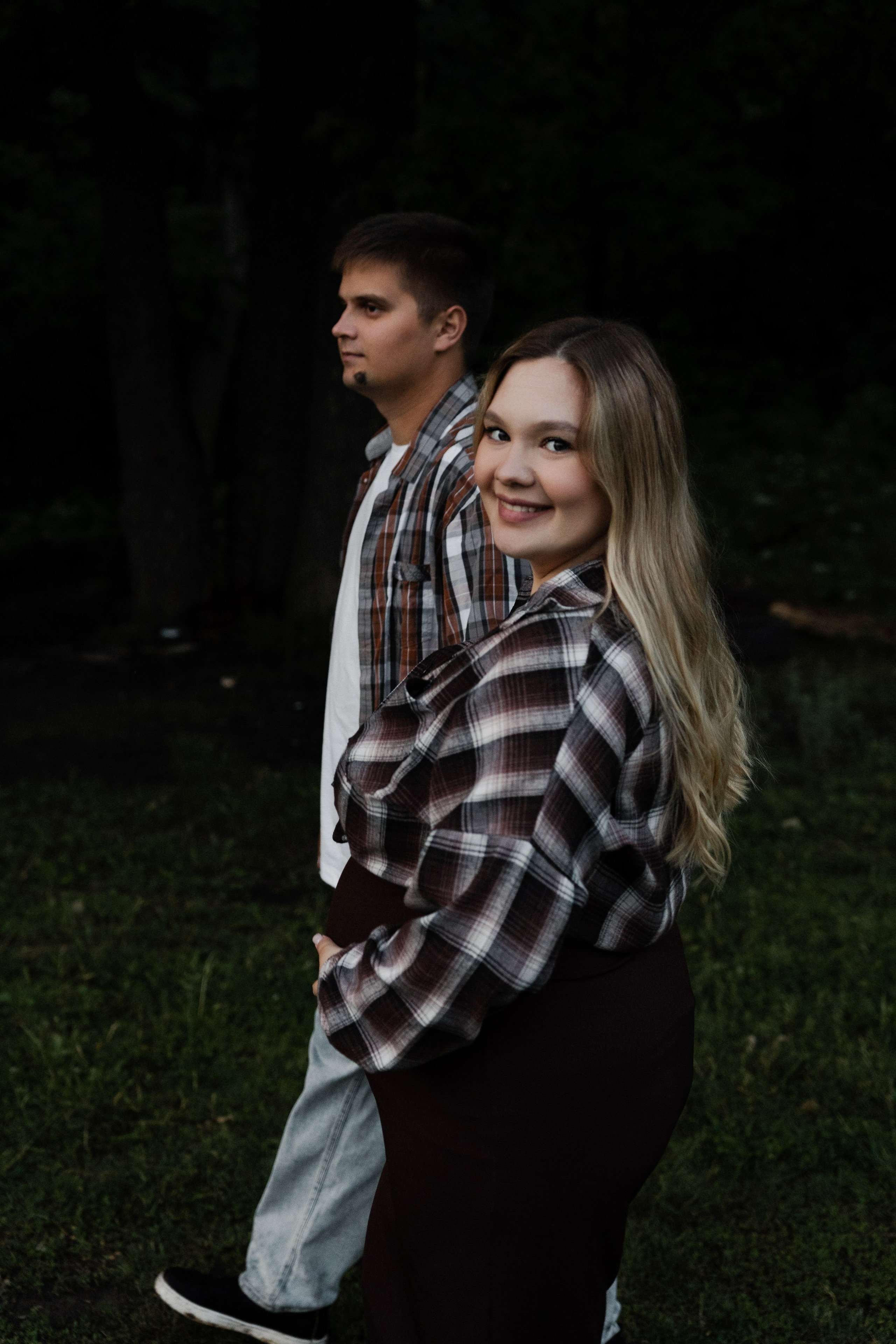 Парная съемка на природе