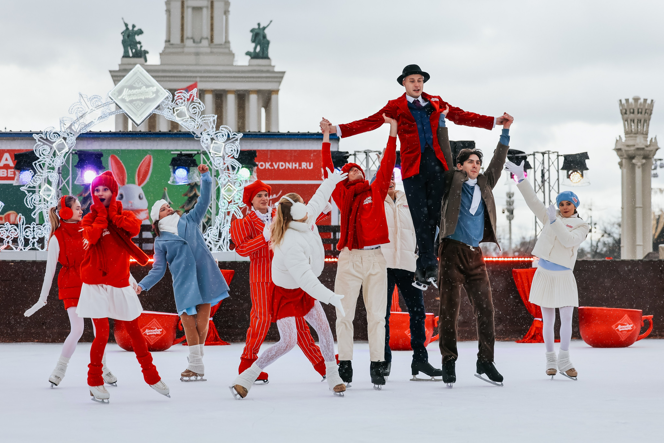 Ледовое шоу ВДНХ проект Московское чаепитие. Фотограф и видеограф Анна Домашенко