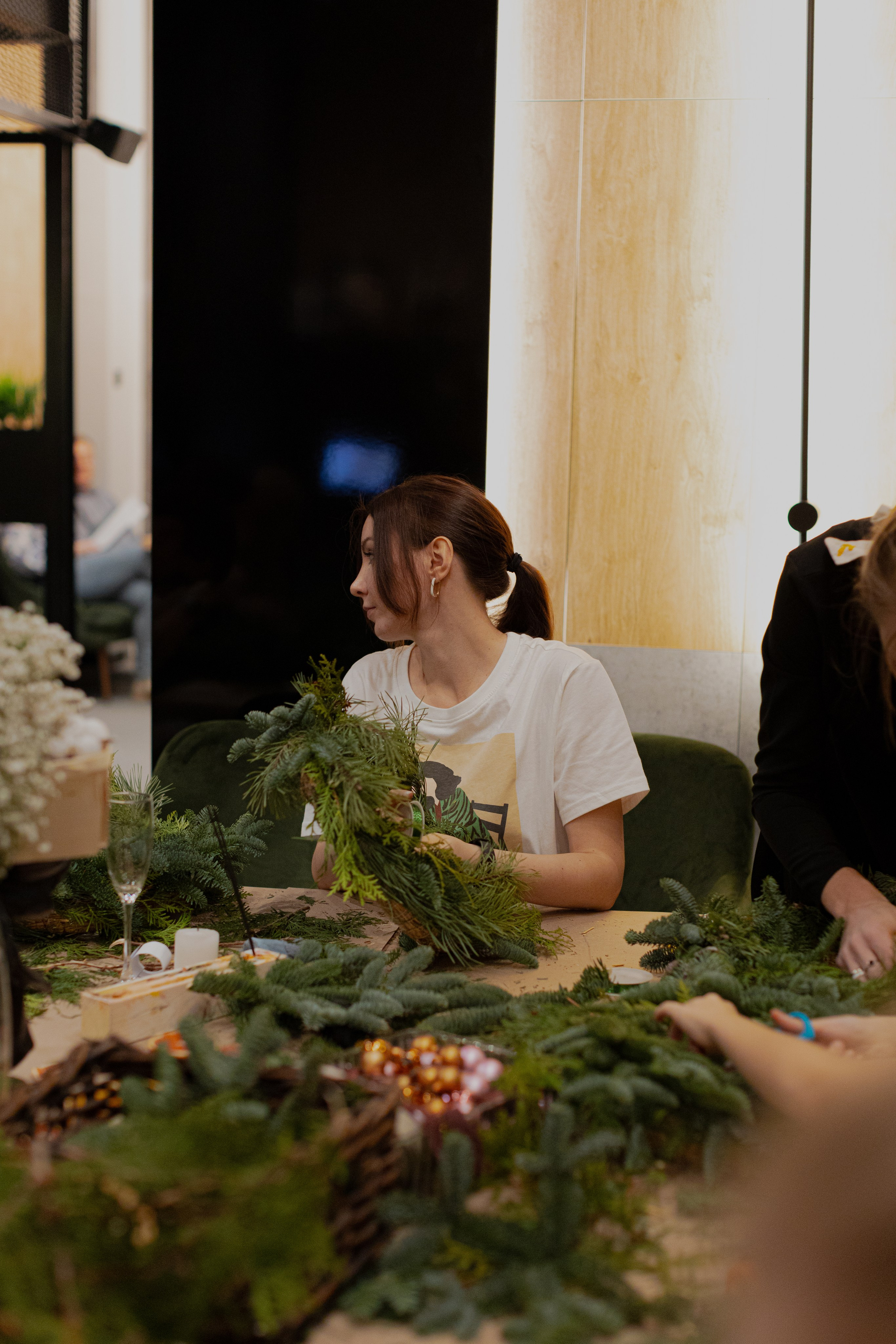 Мк Новогодний Венок. Анастасия Ракчеева Художник