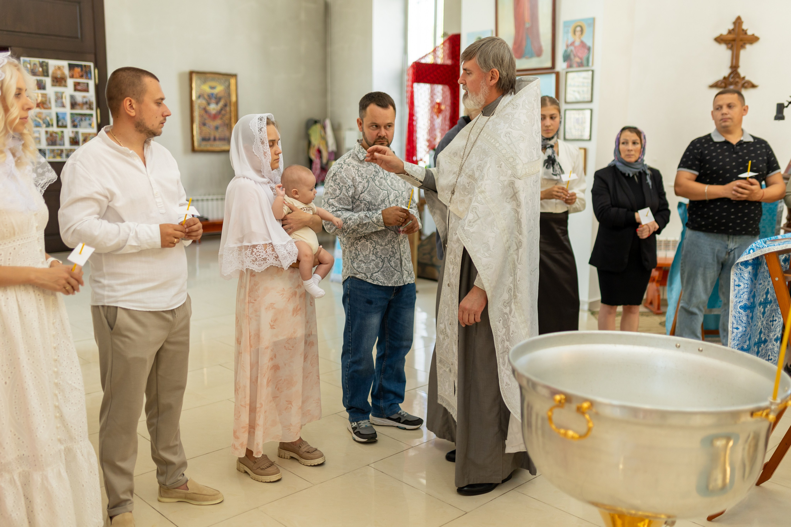 Крещение Артёма (все фото с таинсвта крещения). Фотограф новорожденных. Детский и семейный фотограф Марьяна Юдина