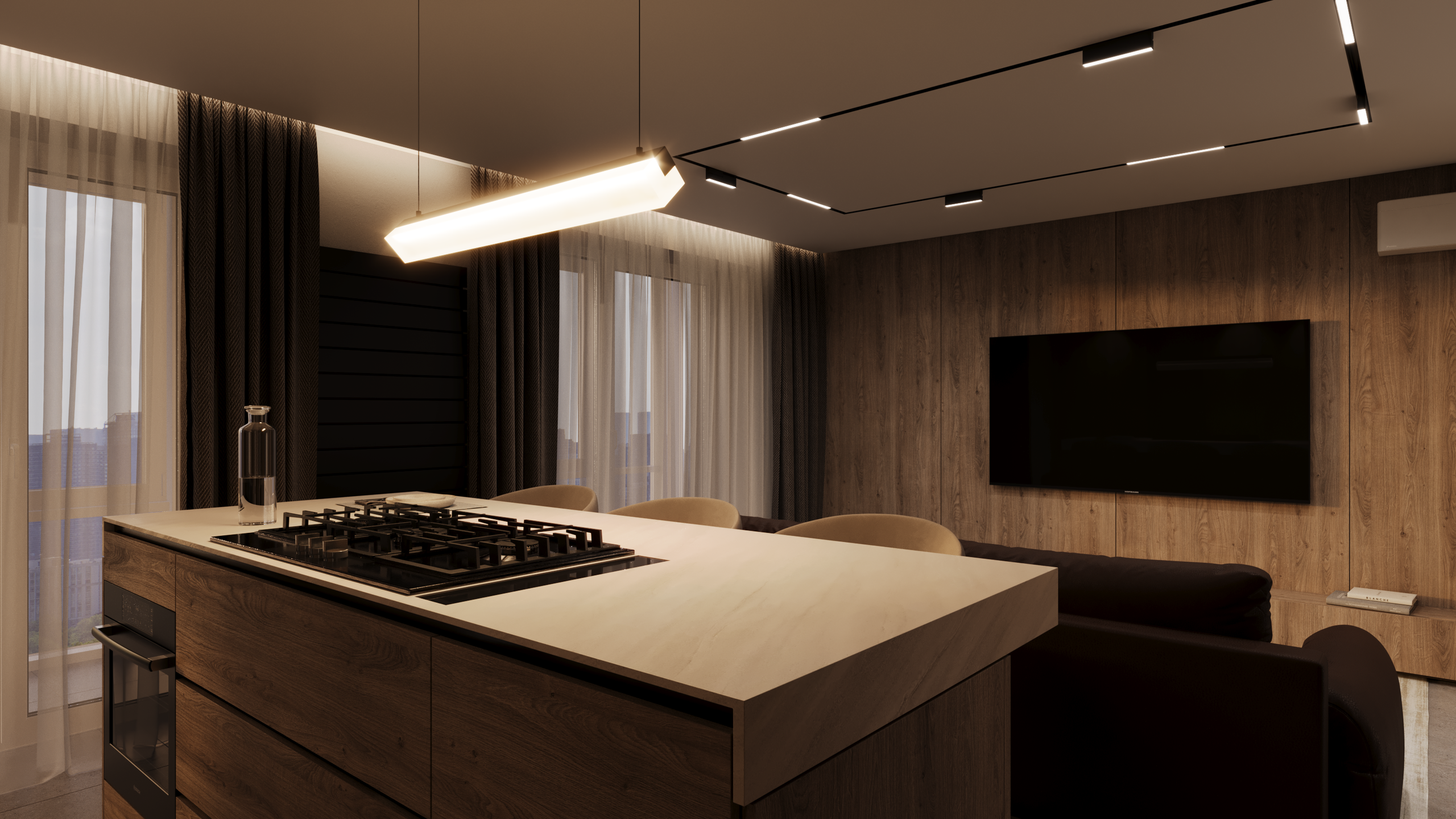 Интерьер в скандинавском стиле в Новополоцке