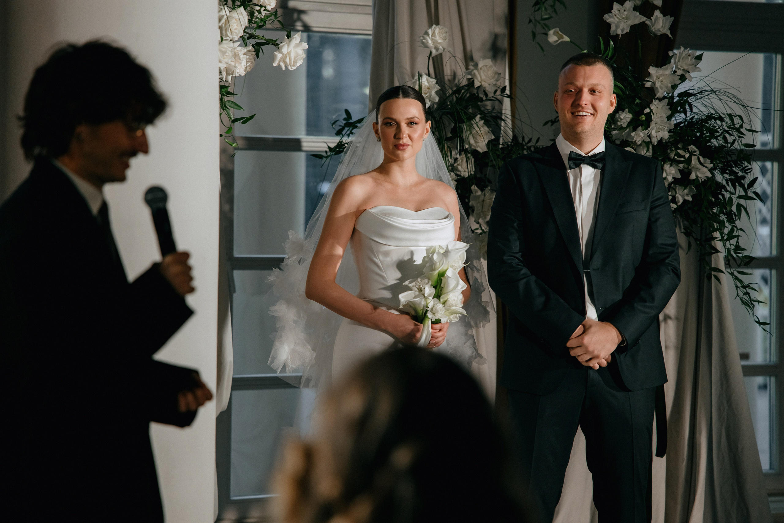 Свадебный банкет на вилле Политика. Свадебный фотограф Москва