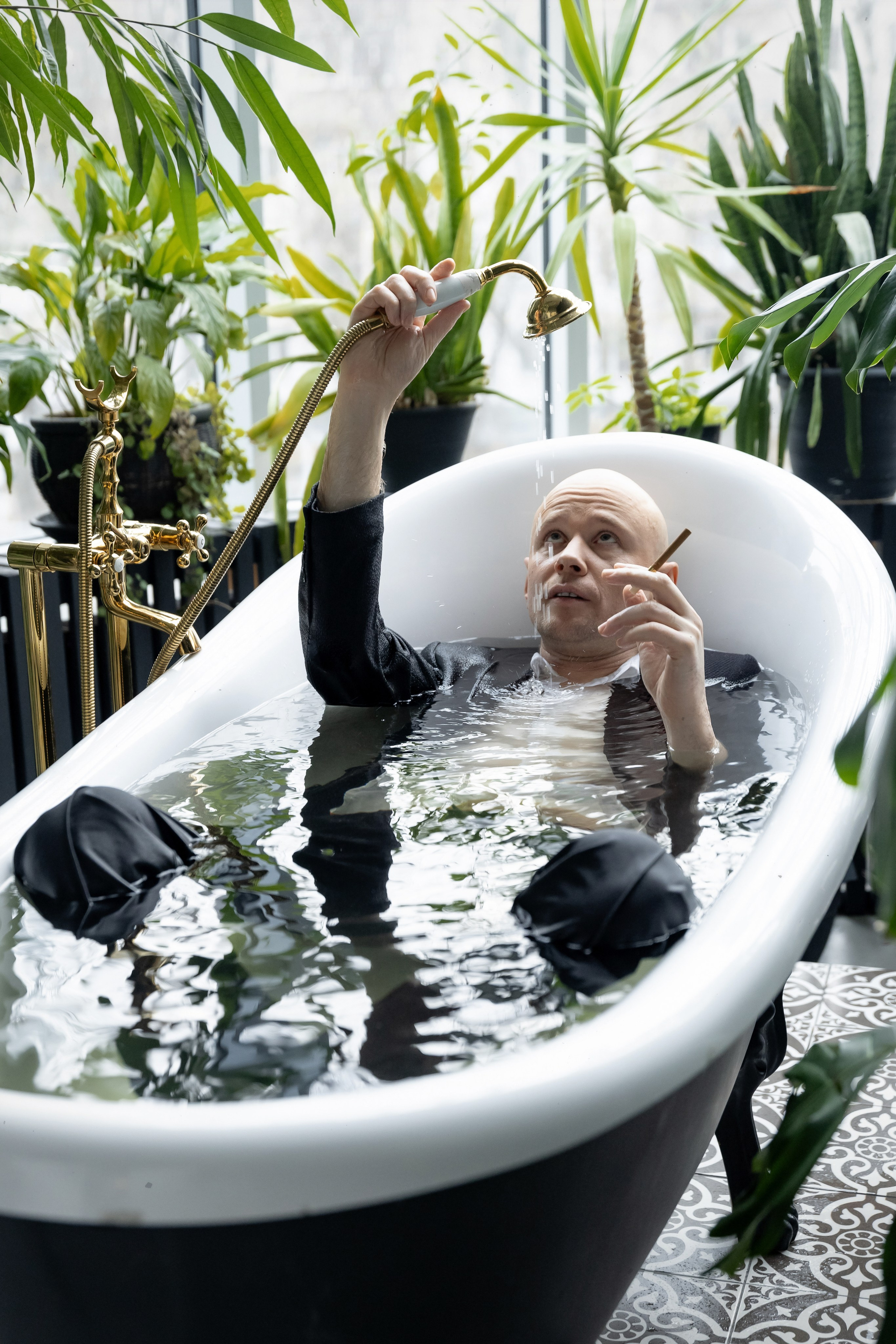 Мужской портрет в ванной. Рыжий Фотограф Иркутск