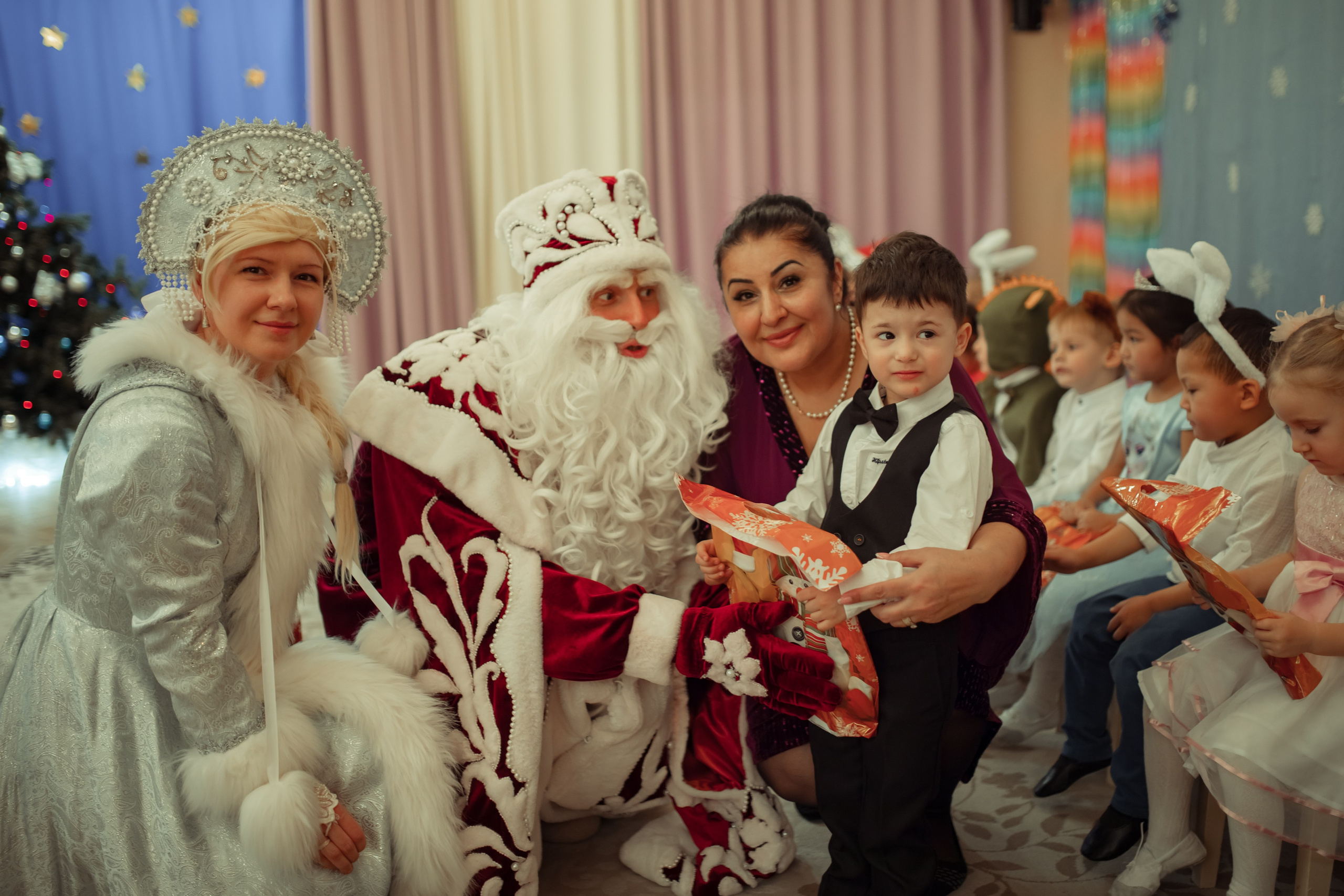 Новогодний утренник в детском саду. Семейный и детский фотограф в Москве Дорогова Екатерина