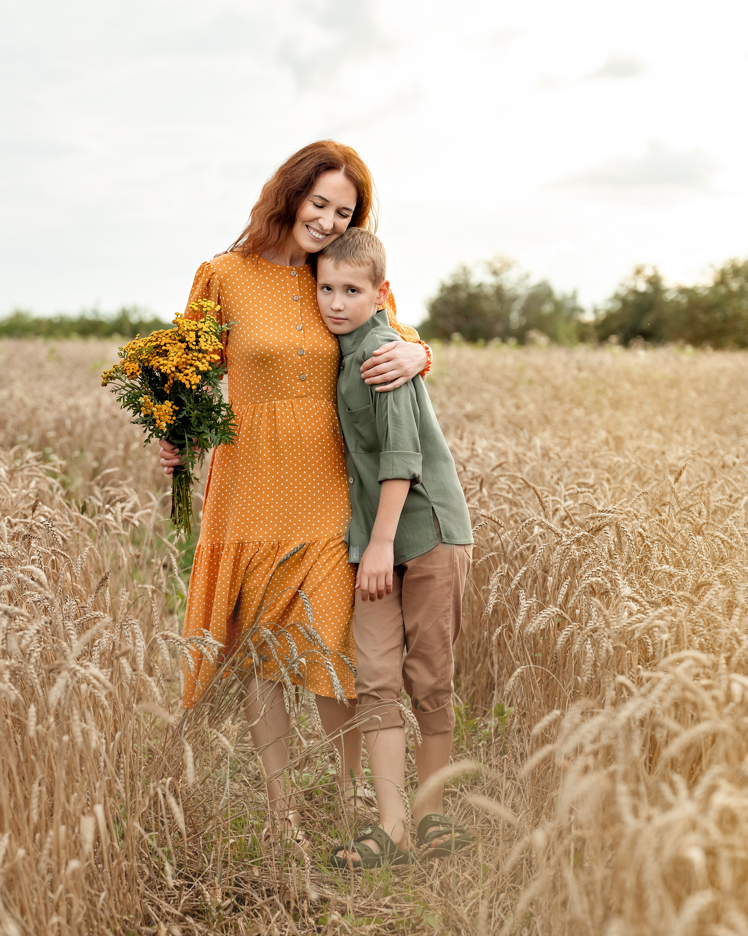 Пшеничное поле. Детский и семейный фотограф г. Москва Оксана Катаджи