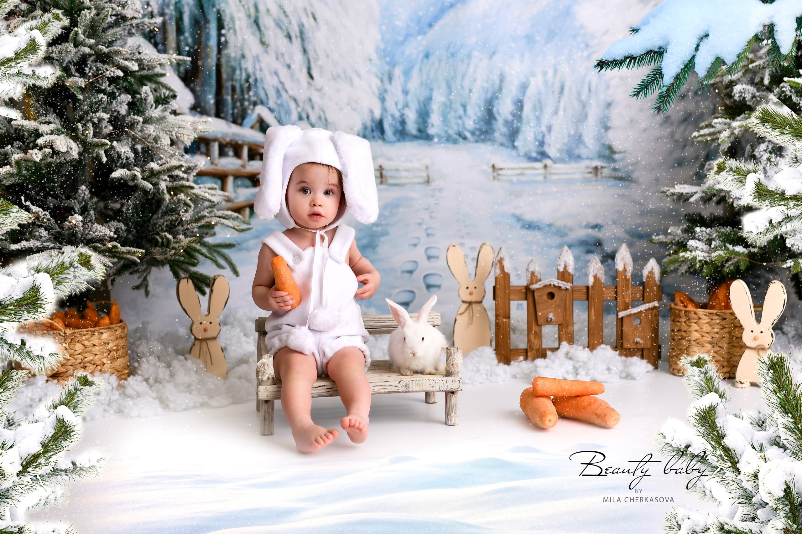 Зимняя Открытка. Семейный и детский фотограф в Красноярске Мила Черкасова