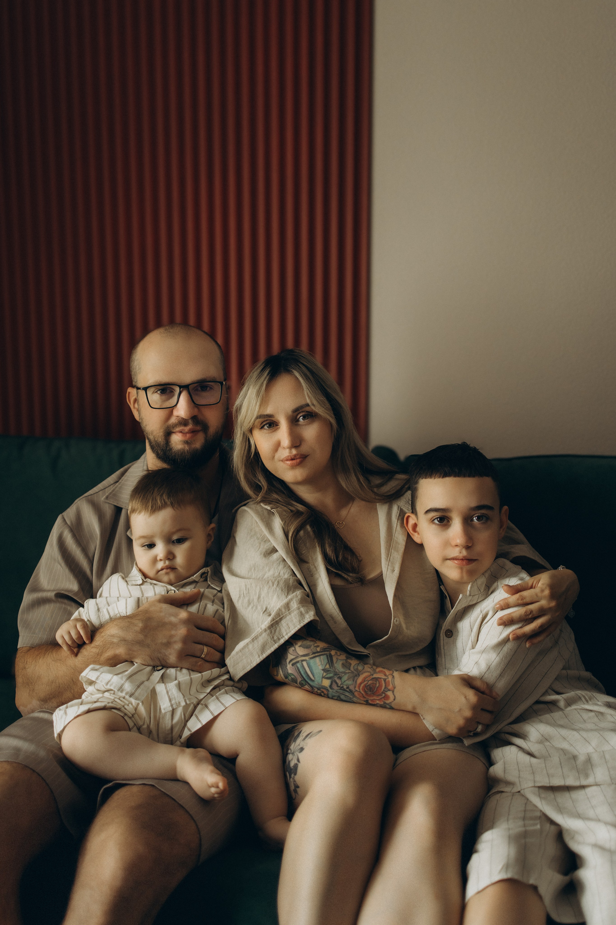 Дарья, Максим, Владислав и Матвей. Семейный фотограф в Москве Алина Киблина