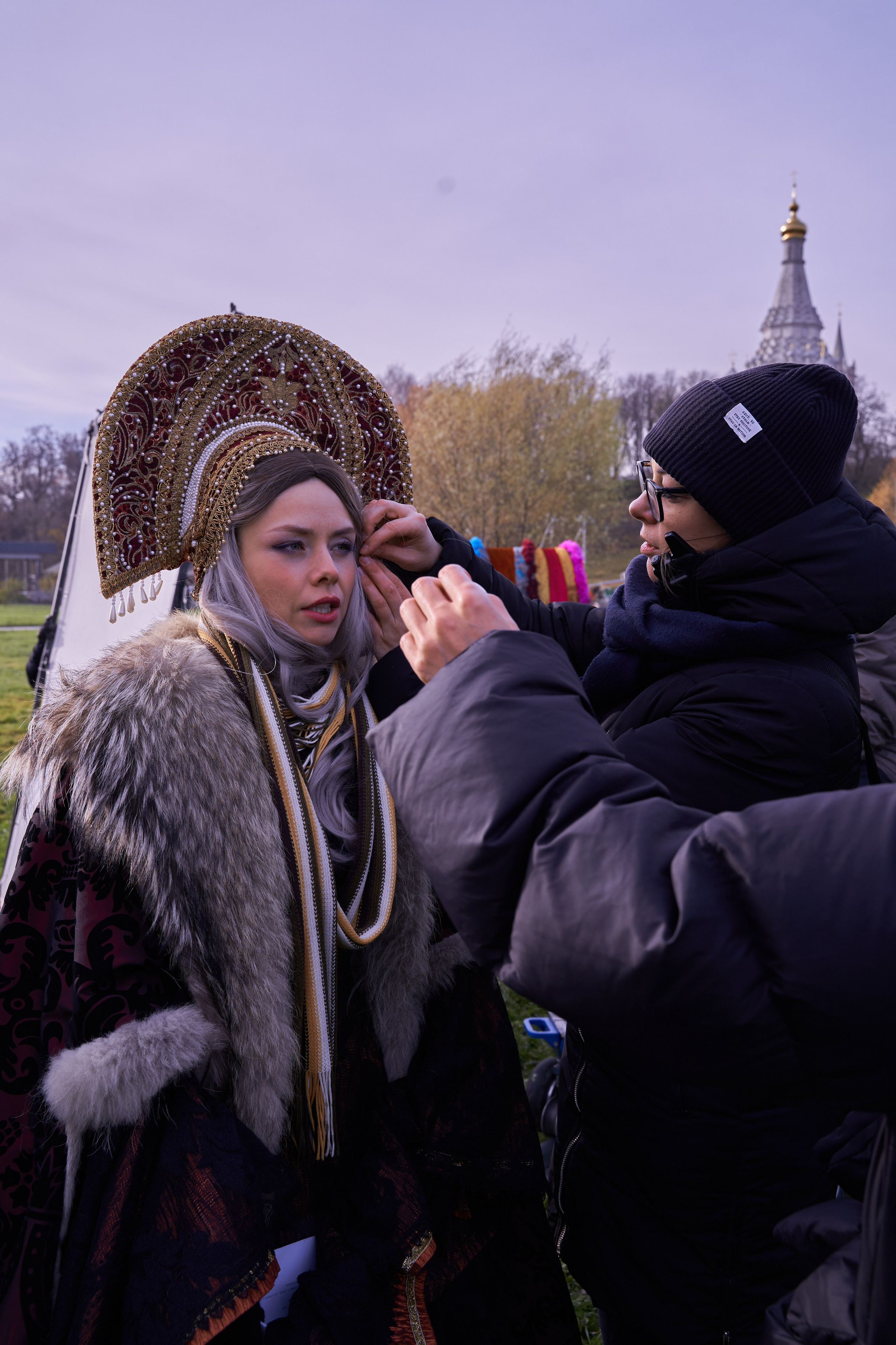 Бекстейдж съемки сериала. Krasnopoliophoto