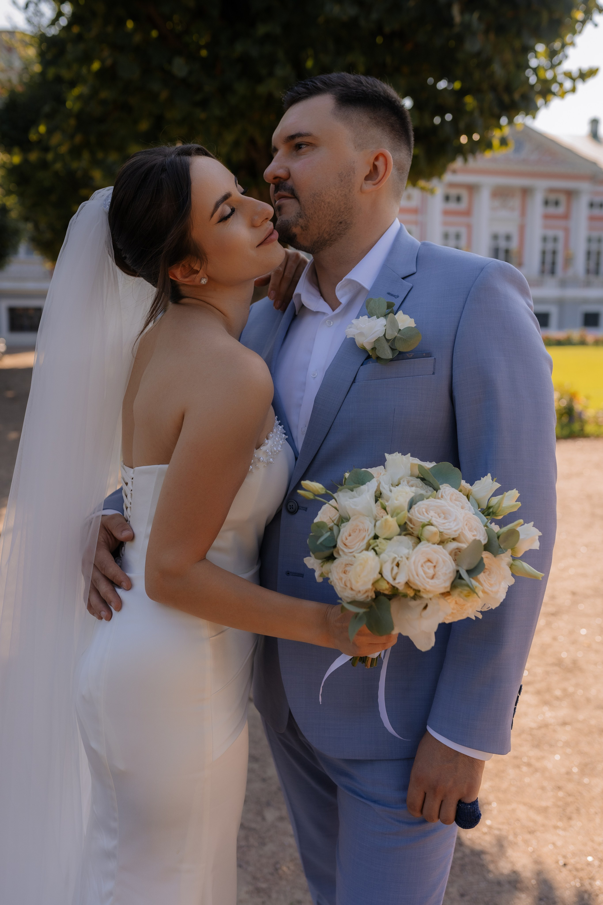 Свадебная фотосессия в Москве, парк Кусково. Свадебный фотограф в Москве Анна Полушина