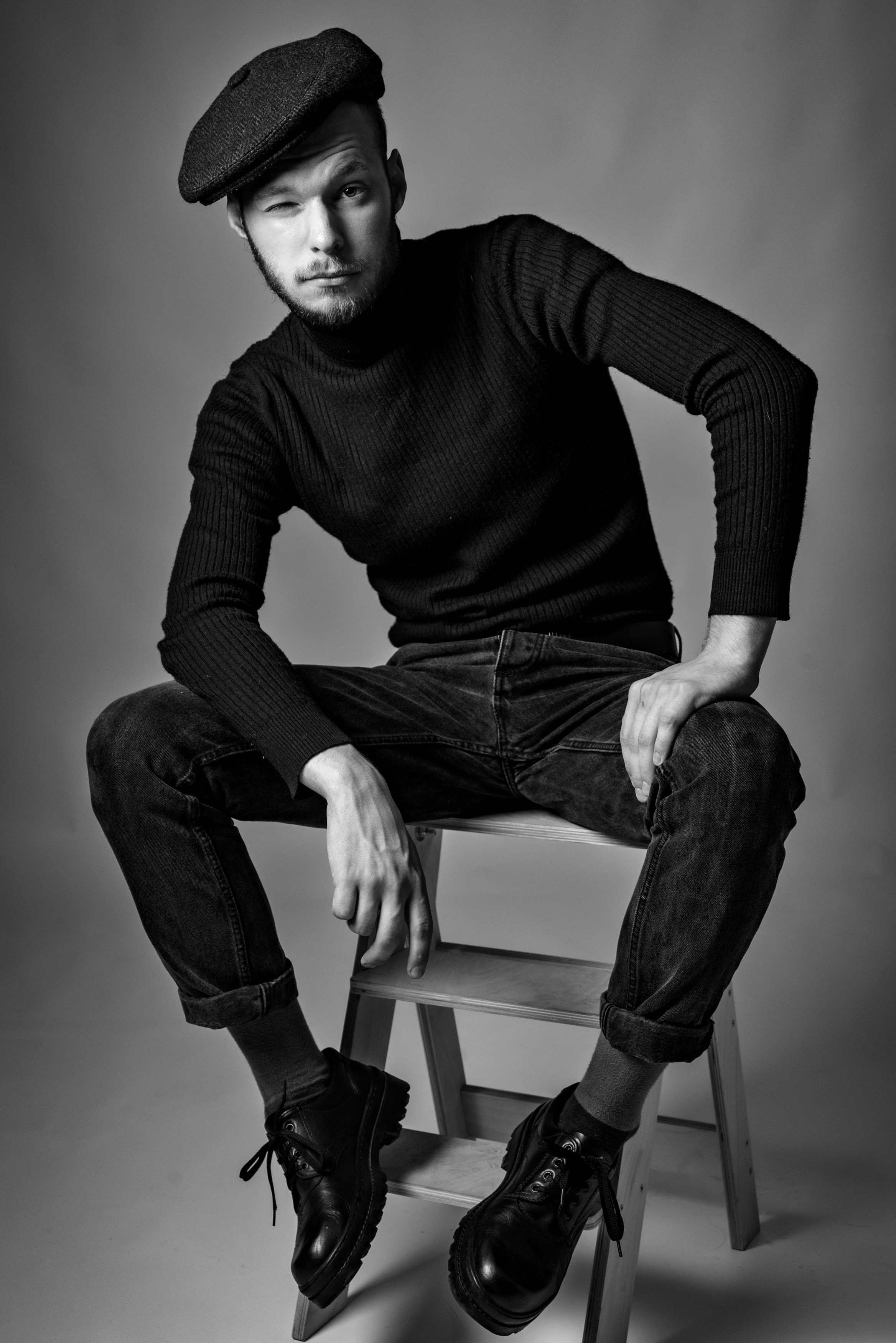 Фотосессия мужского портрета в студии Мужской портрет. Портретный фотограф Александр Журов в Кинеле, Самаре и Самарской области