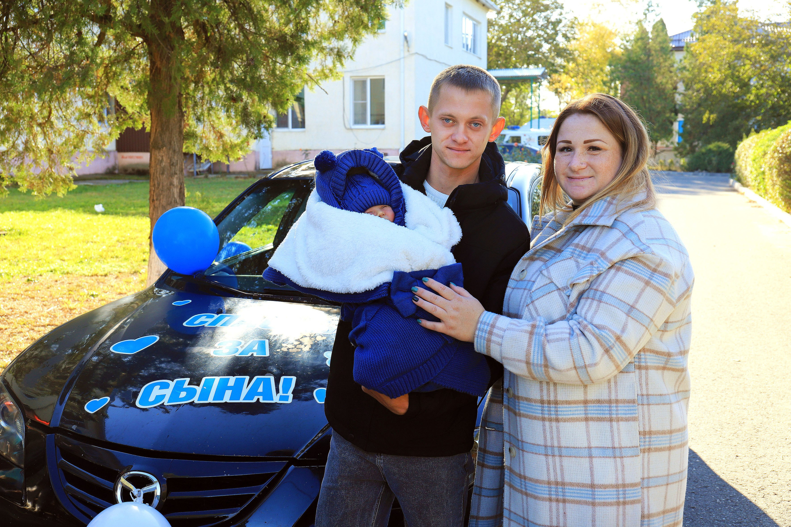 Выписка из роддома. Игорь Варава свадебный фотограф видеограф Белая Глина Краснодар