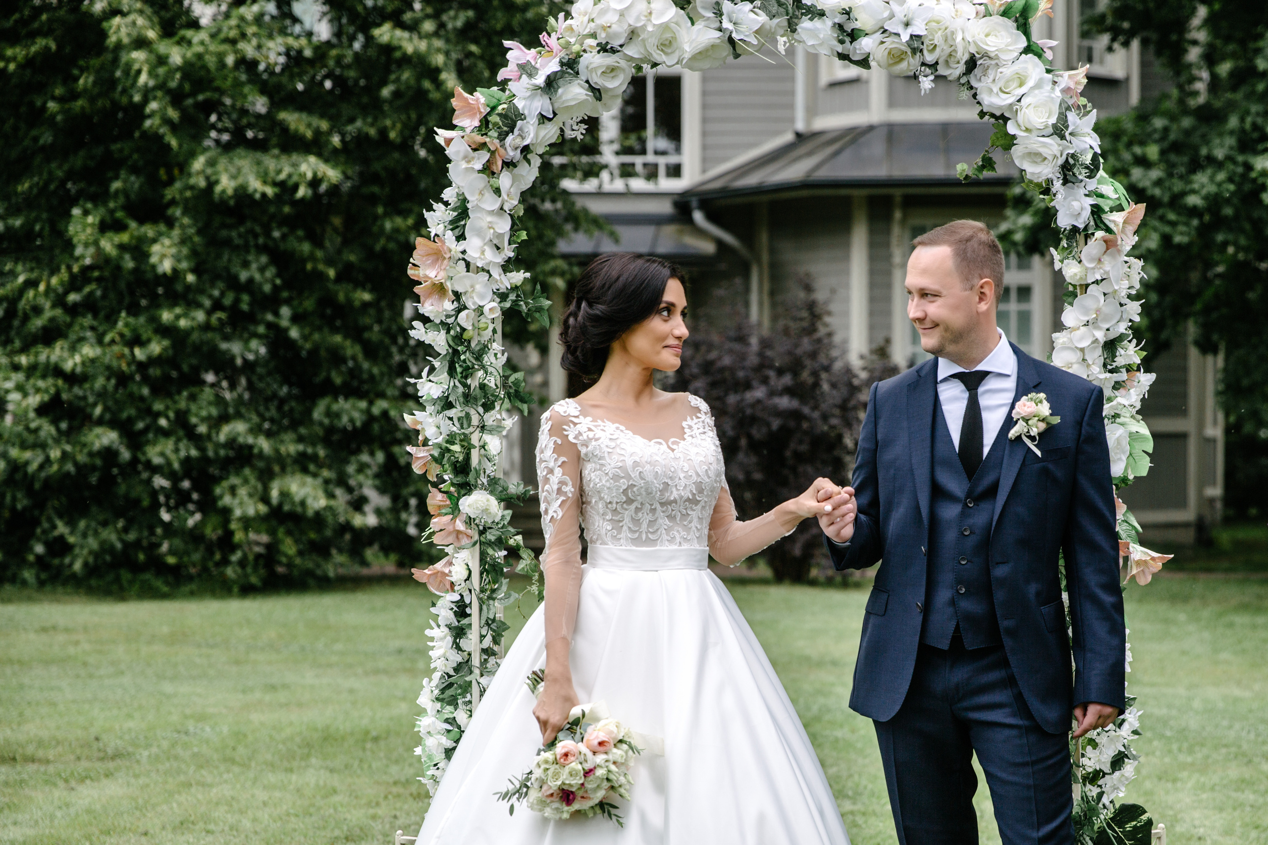 Красивая классика. Настя и Сергей 1.08.19. Свадебный и семейный фотограф в Санкт-Петербурге Исупова Юлия