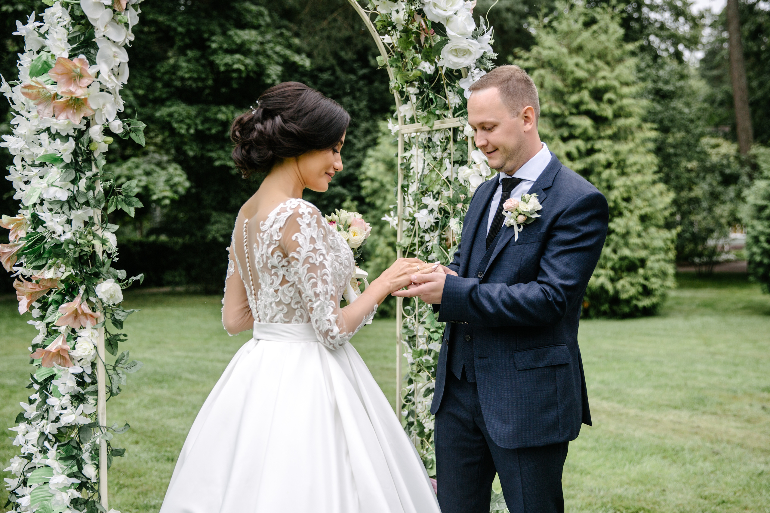 Красивая классика. Настя и Сергей 1.08.19. Свадебный и семейный фотограф в Санкт-Петербурге Исупова Юлия